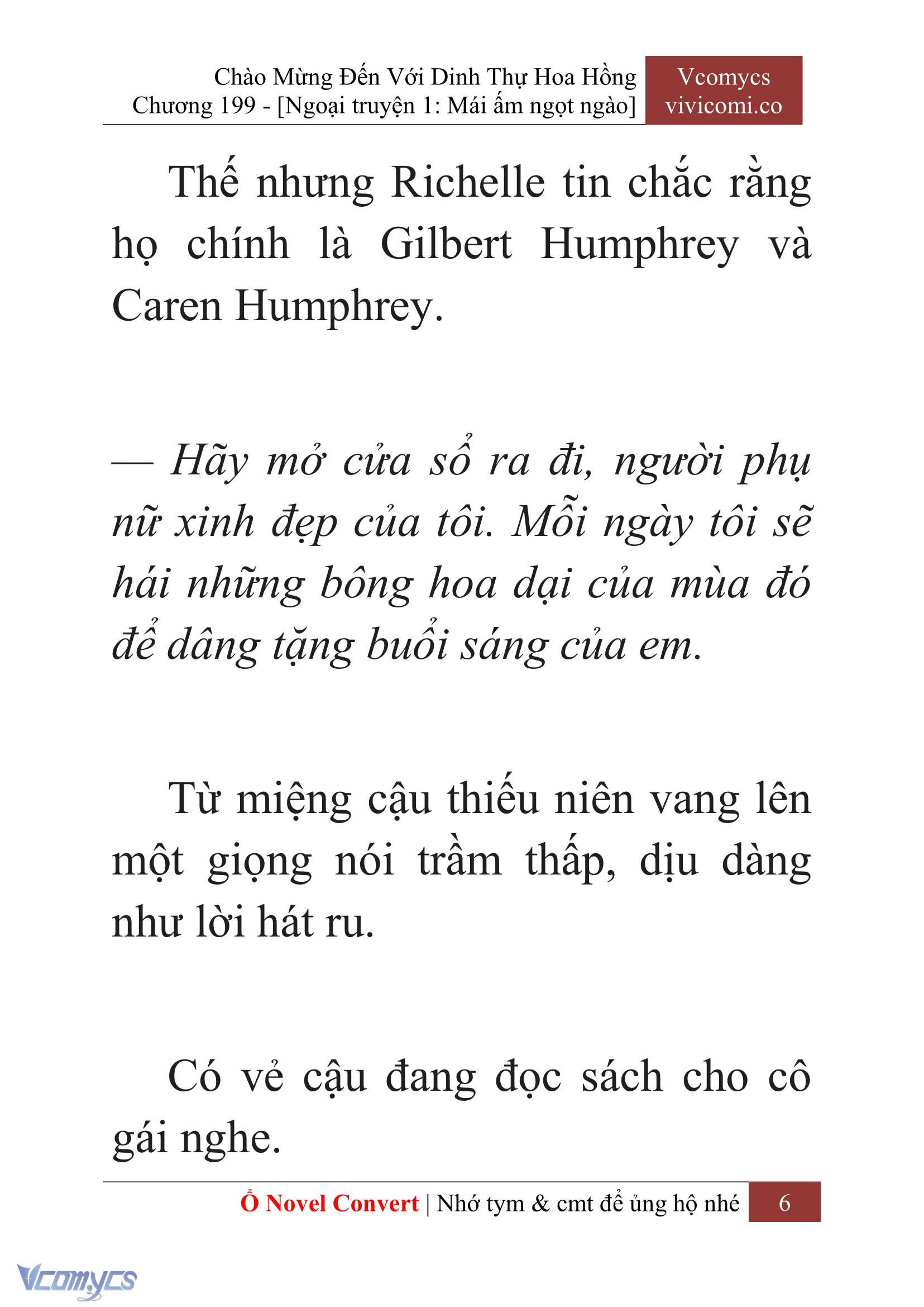[Novel] Chào Mừng Đến Với Dinh Thự Hoa Hồng Chap 199 - Next Chap 200