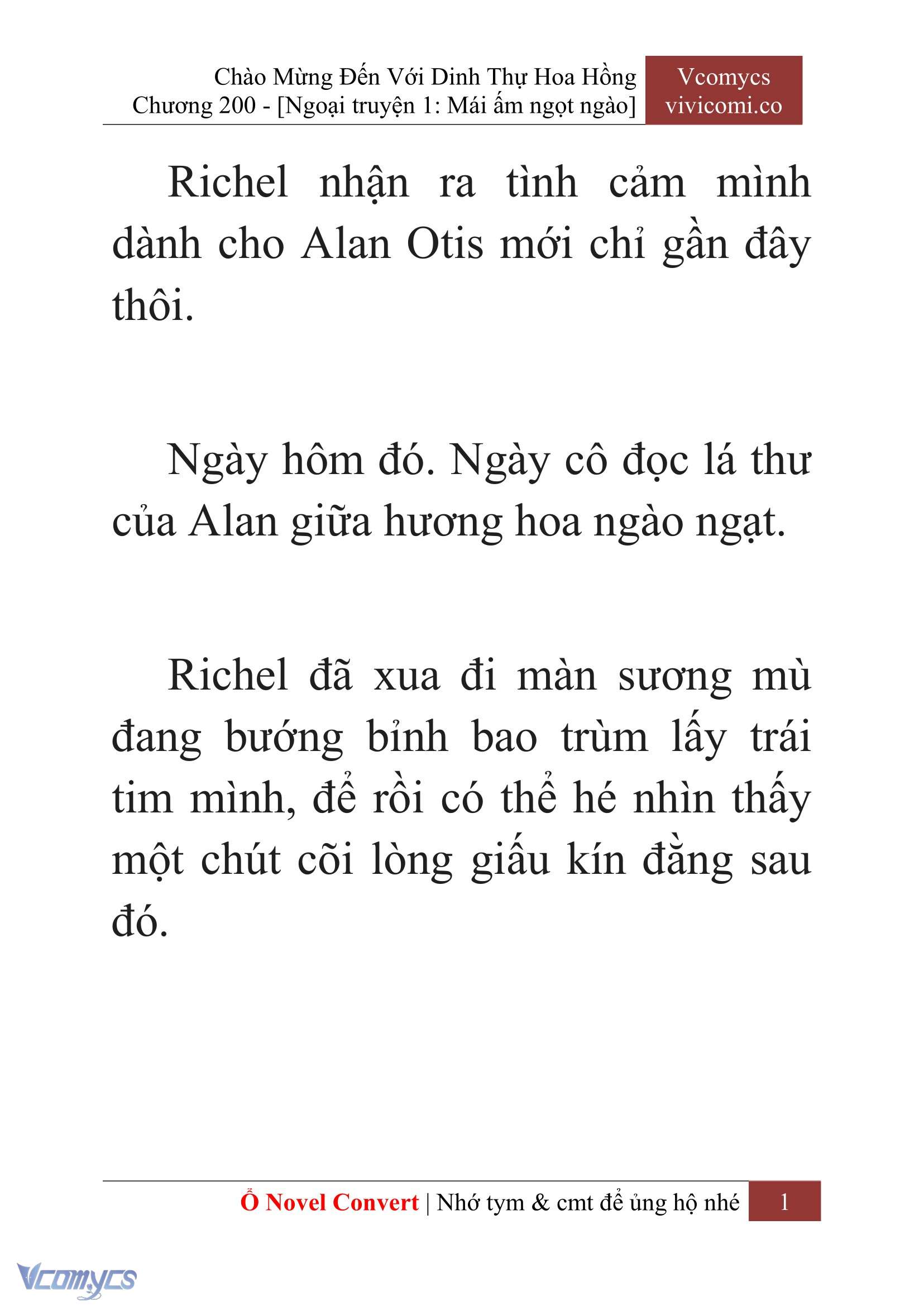 [Novel] Chào Mừng Đến Với Dinh Thự Hoa Hồng Chap 200 - Next Chap 201