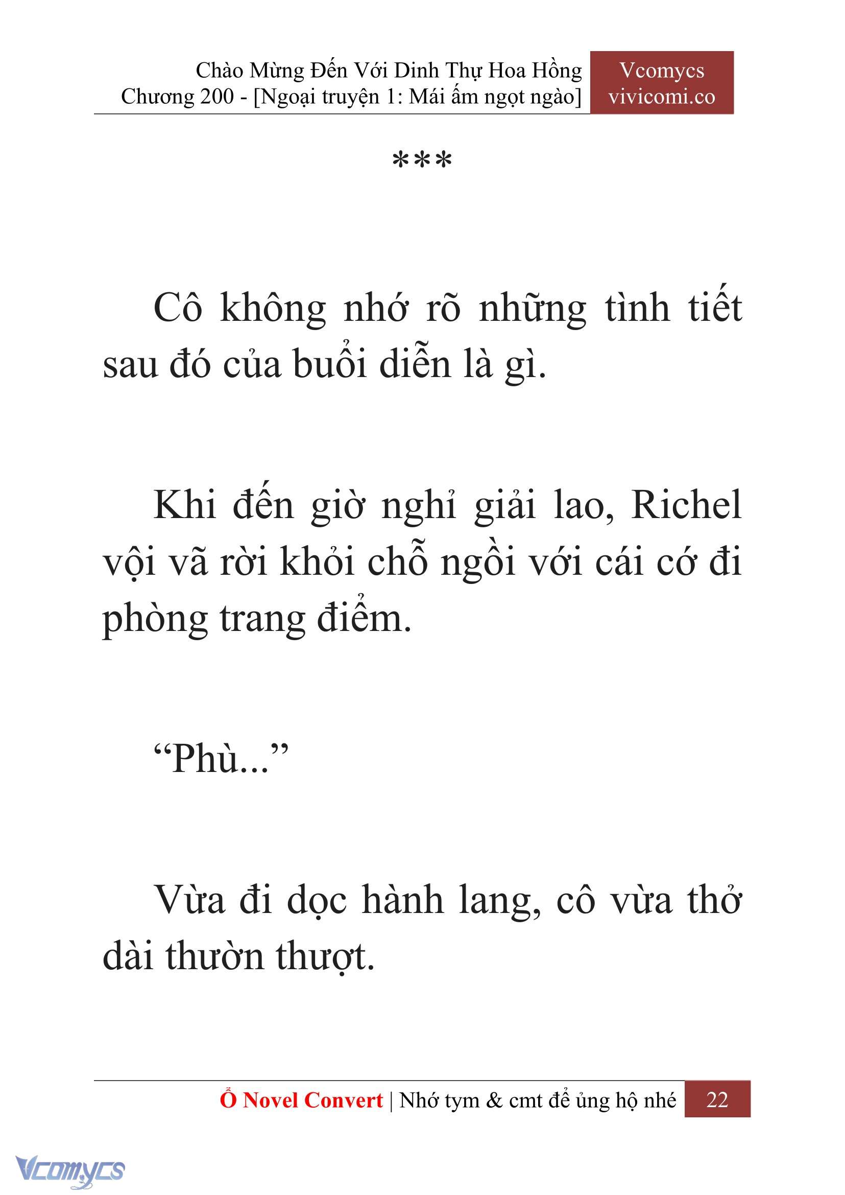 [Novel] Chào Mừng Đến Với Dinh Thự Hoa Hồng Chap 200 - Next Chap 201