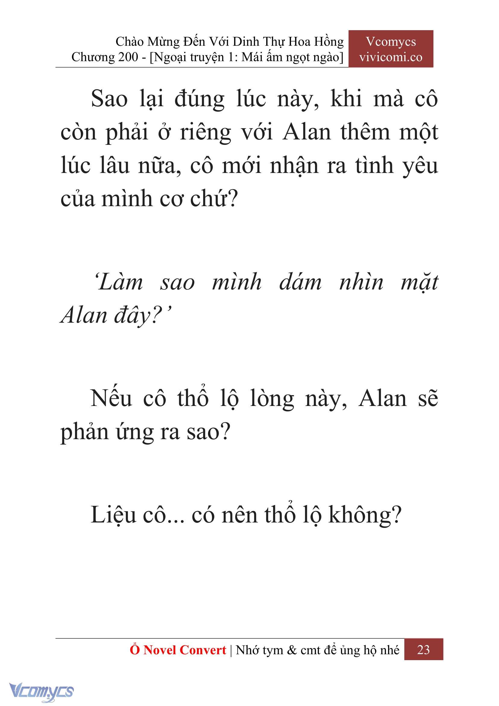 [Novel] Chào Mừng Đến Với Dinh Thự Hoa Hồng Chap 200 - Next Chap 201