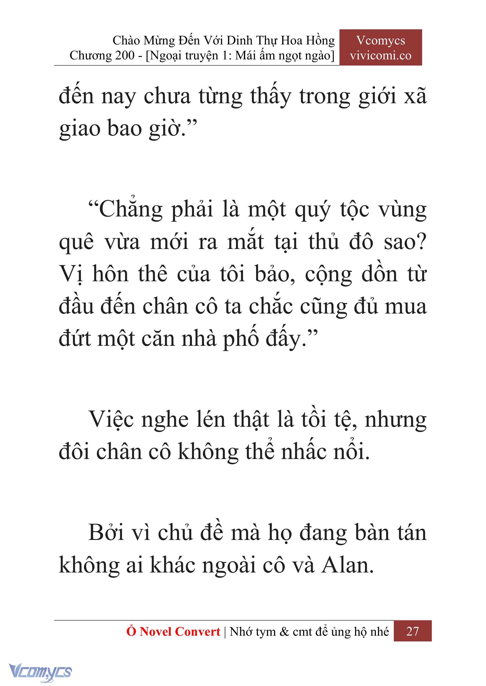 [Novel] Chào Mừng Đến Với Dinh Thự Hoa Hồng Chap 200 - Next Chap 201
