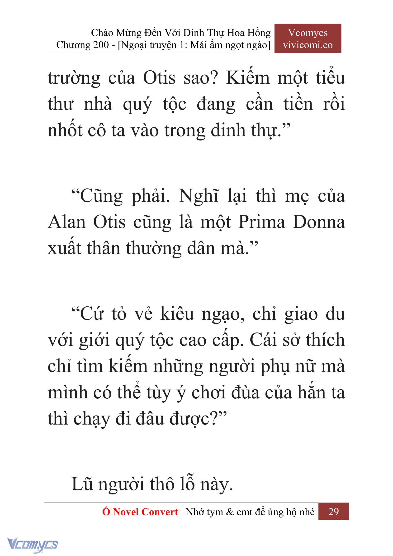 [Novel] Chào Mừng Đến Với Dinh Thự Hoa Hồng Chap 200 - Next Chap 201