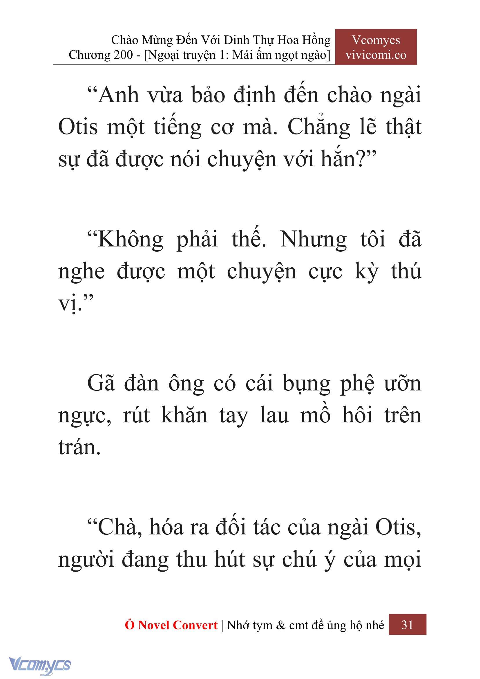 [Novel] Chào Mừng Đến Với Dinh Thự Hoa Hồng Chap 200 - Next Chap 201