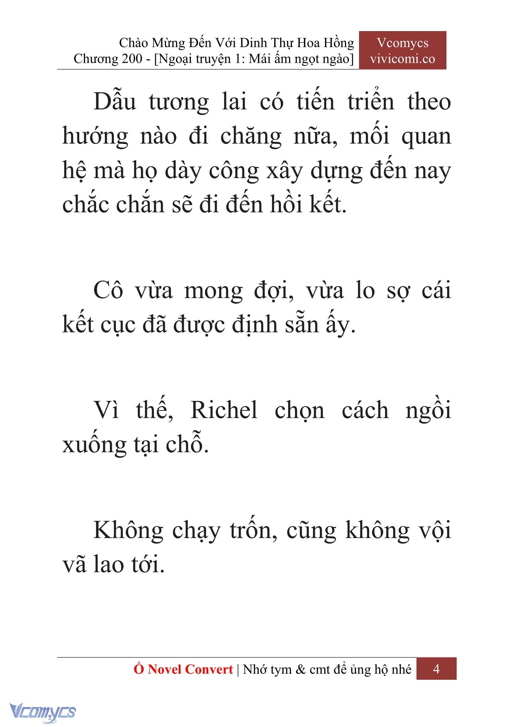 [Novel] Chào Mừng Đến Với Dinh Thự Hoa Hồng Chap 200 - Next Chap 201