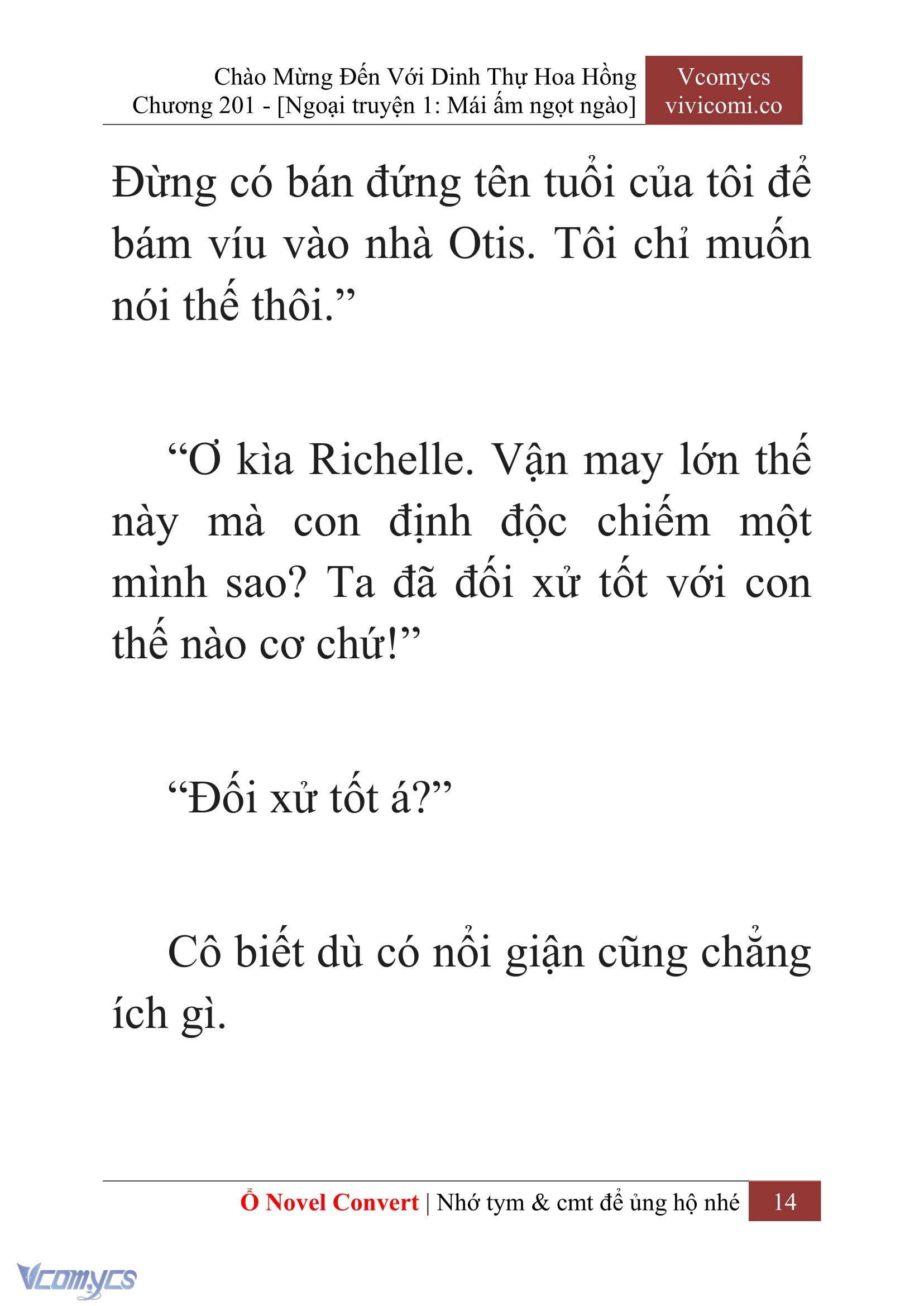 [Novel] Chào Mừng Đến Với Dinh Thự Hoa Hồng Chap 201 - Next Chap 202