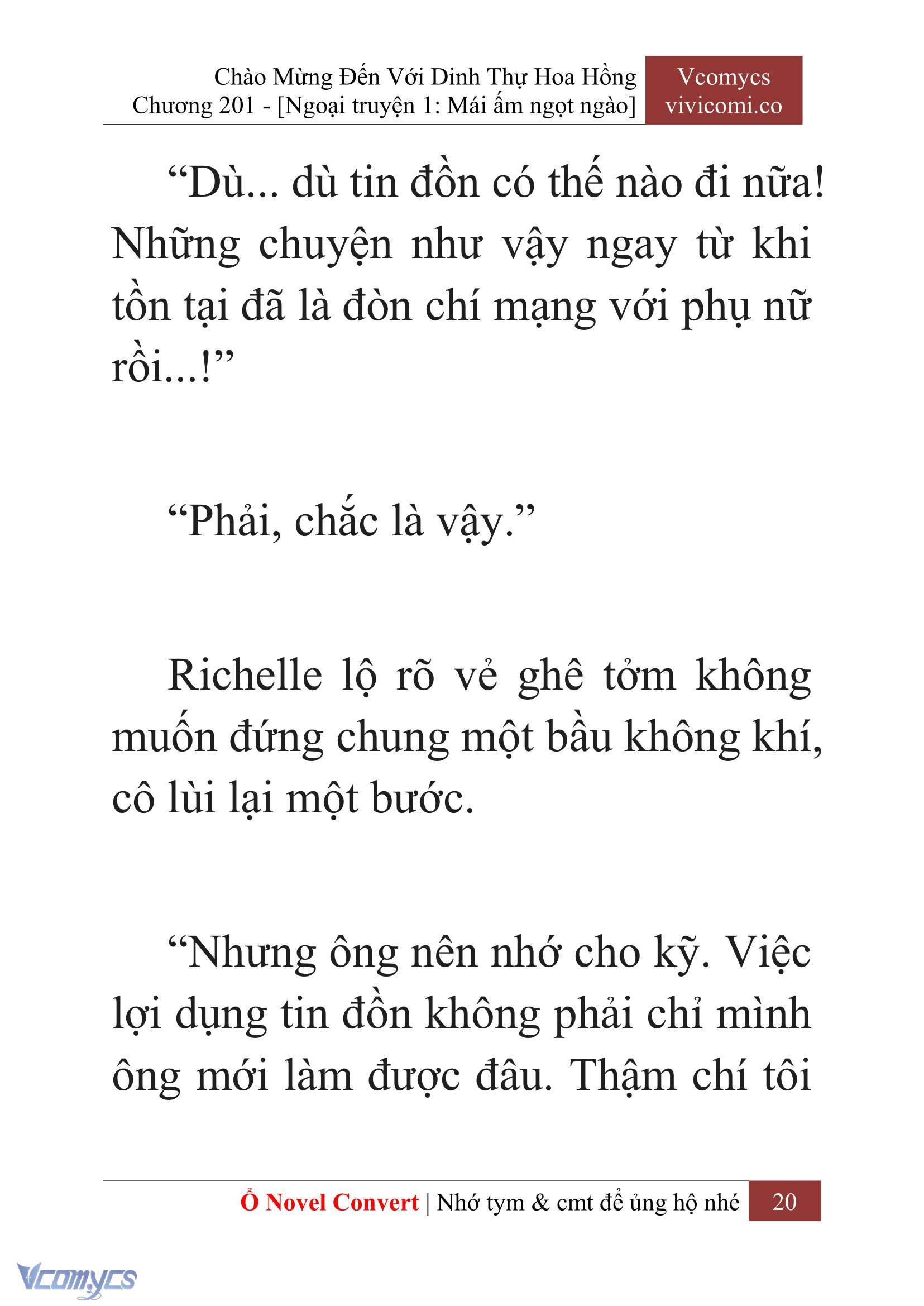 [Novel] Chào Mừng Đến Với Dinh Thự Hoa Hồng Chap 201 - Next Chap 202