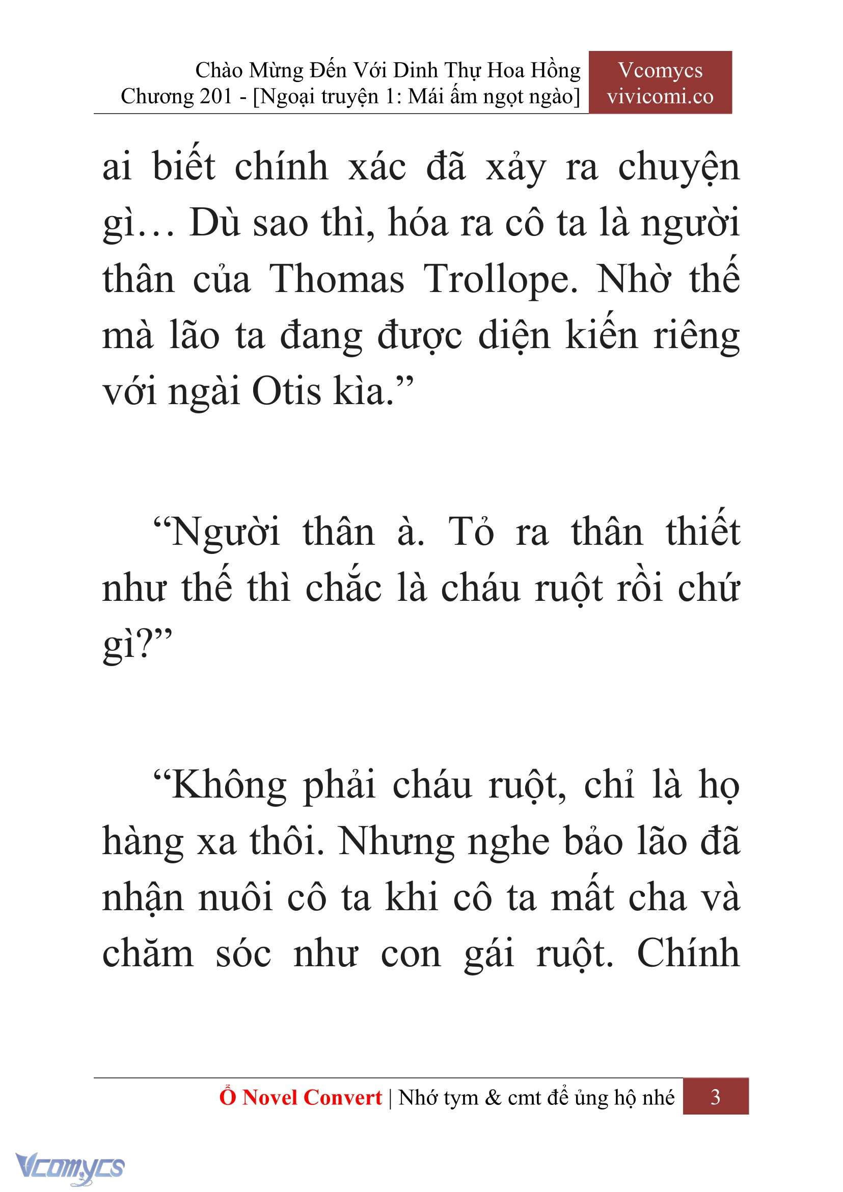 [Novel] Chào Mừng Đến Với Dinh Thự Hoa Hồng Chap 201 - Next Chap 202
