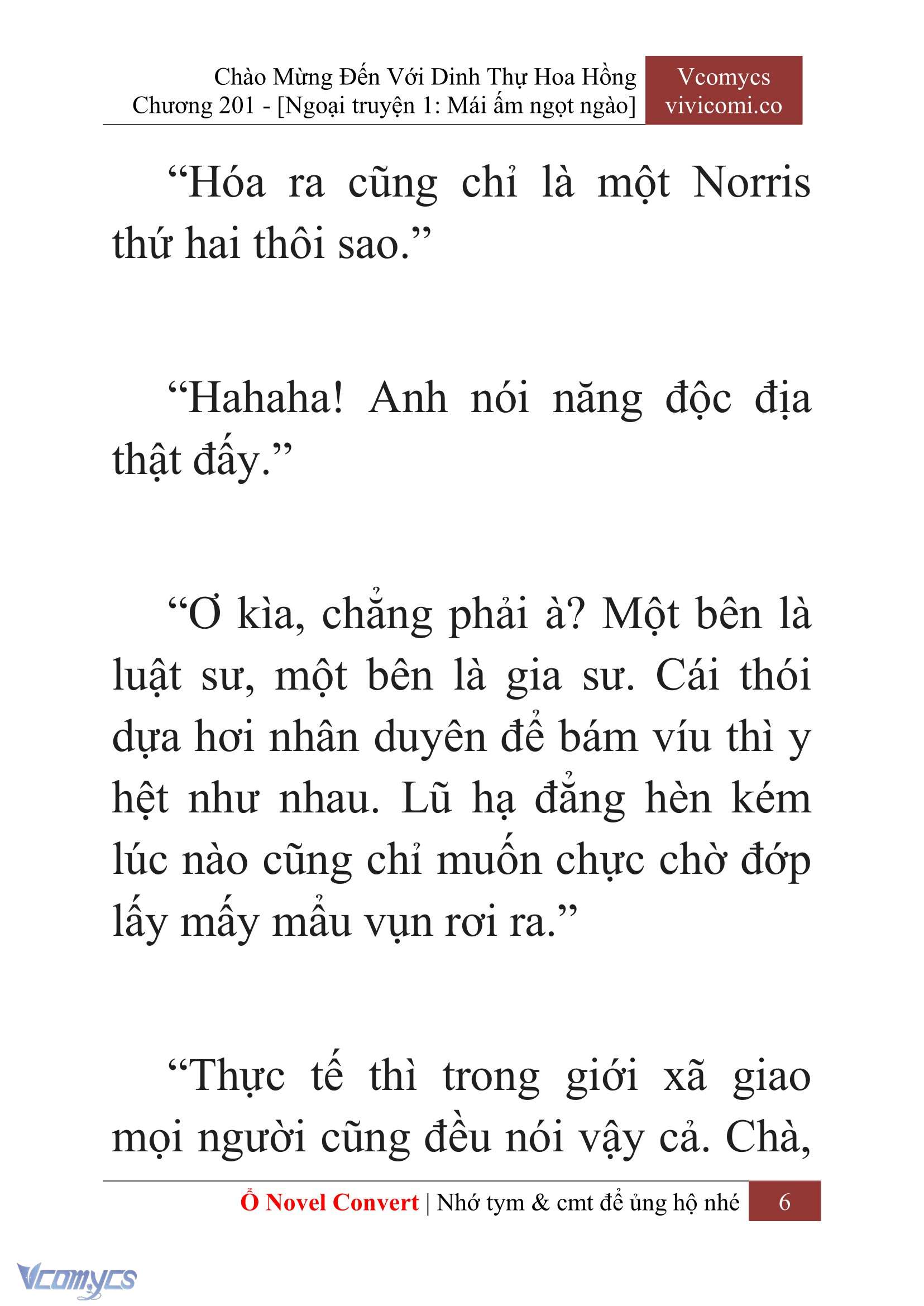 [Novel] Chào Mừng Đến Với Dinh Thự Hoa Hồng Chap 201 - Next Chap 202