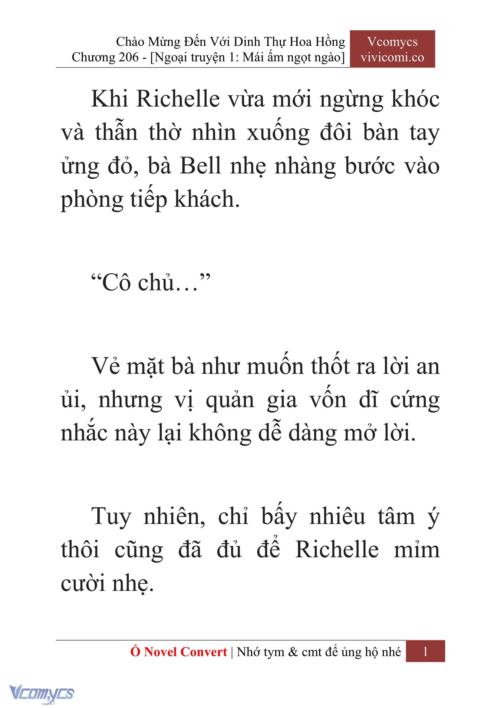 [Novel] Chào Mừng Đến Với Dinh Thự Hoa Hồng Chap 206 - Next Chap 207