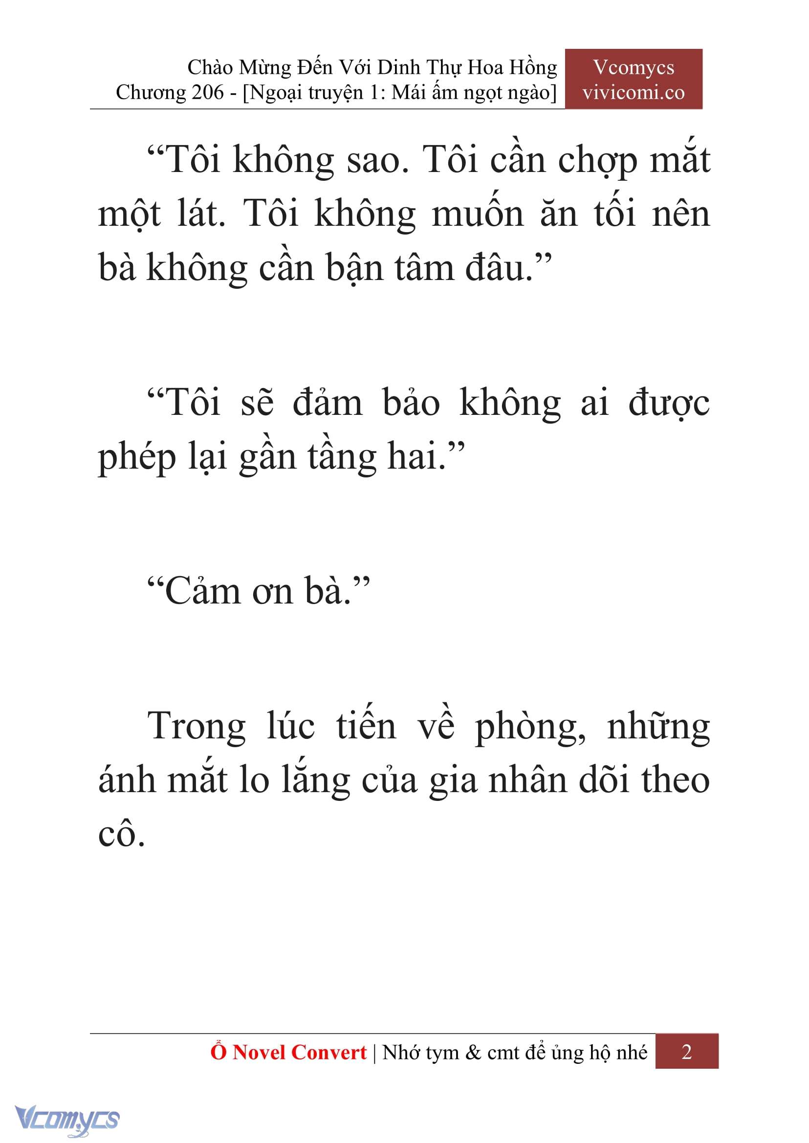 [Novel] Chào Mừng Đến Với Dinh Thự Hoa Hồng Chap 206 - Next Chap 207