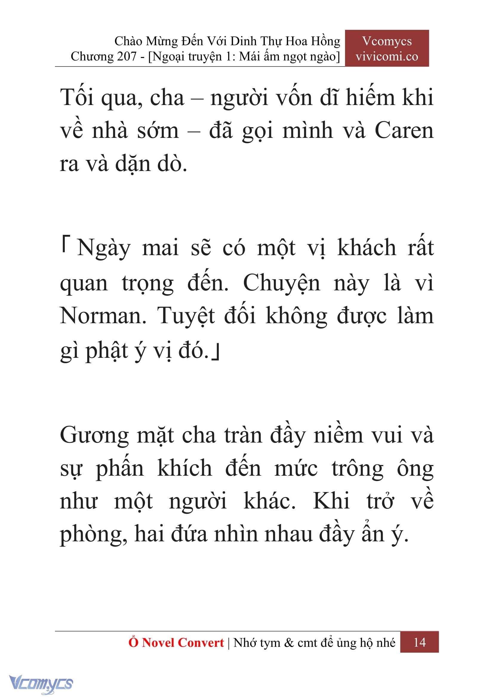 [Novel] Chào Mừng Đến Với Dinh Thự Hoa Hồng Chap 207 - Next Chap 208