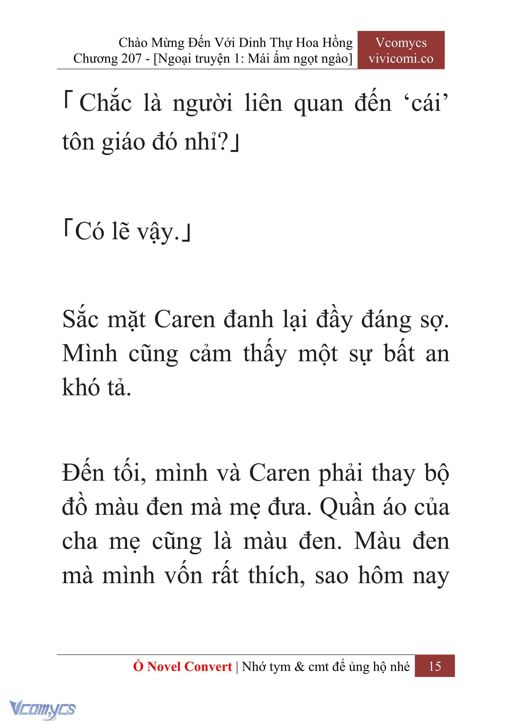 [Novel] Chào Mừng Đến Với Dinh Thự Hoa Hồng Chap 207 - Next Chap 208