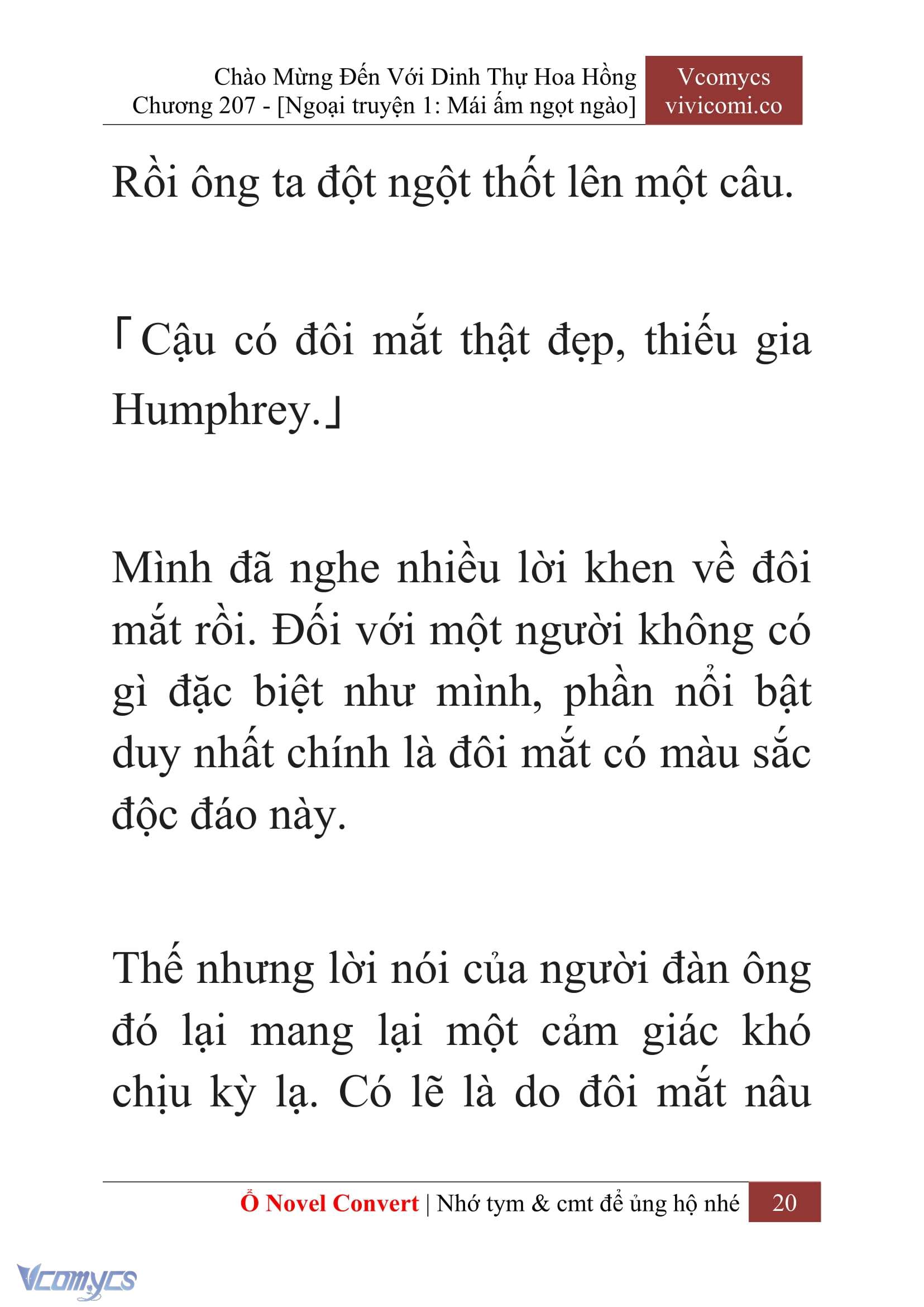 [Novel] Chào Mừng Đến Với Dinh Thự Hoa Hồng Chap 207 - Next Chap 208