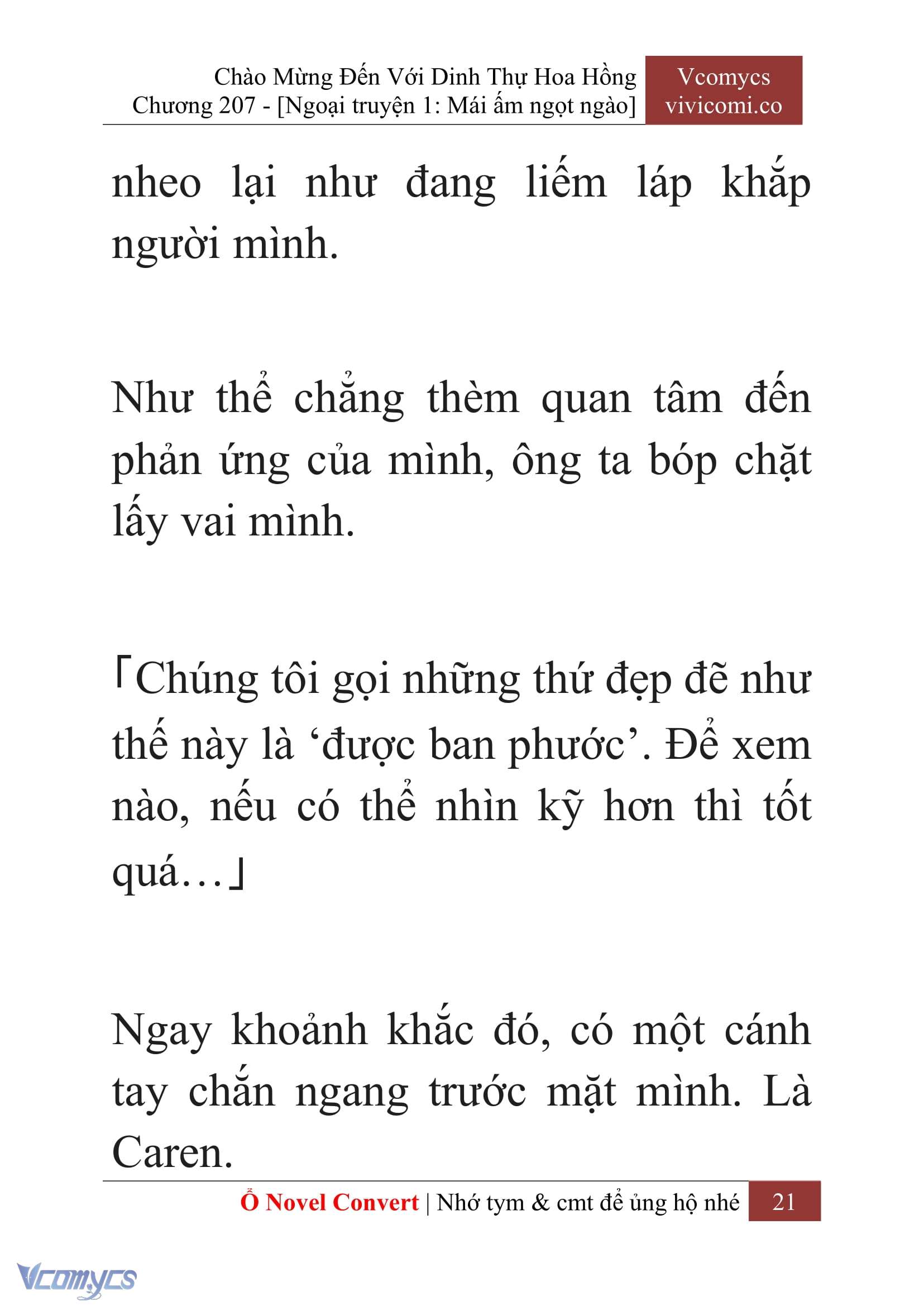 [Novel] Chào Mừng Đến Với Dinh Thự Hoa Hồng Chap 207 - Next Chap 208
