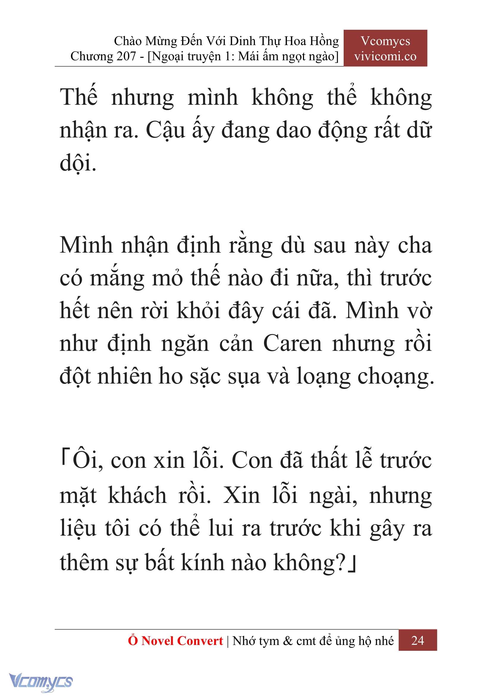 [Novel] Chào Mừng Đến Với Dinh Thự Hoa Hồng Chap 207 - Next Chap 208