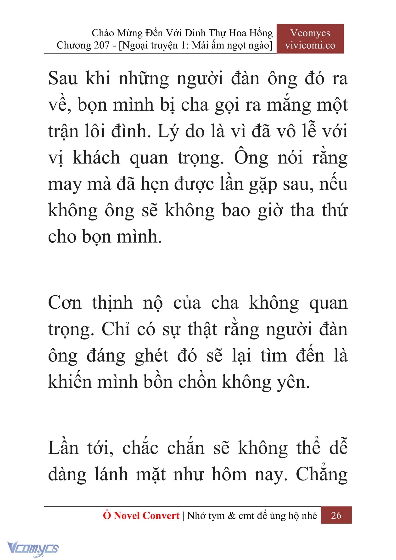 [Novel] Chào Mừng Đến Với Dinh Thự Hoa Hồng Chap 207 - Next Chap 208