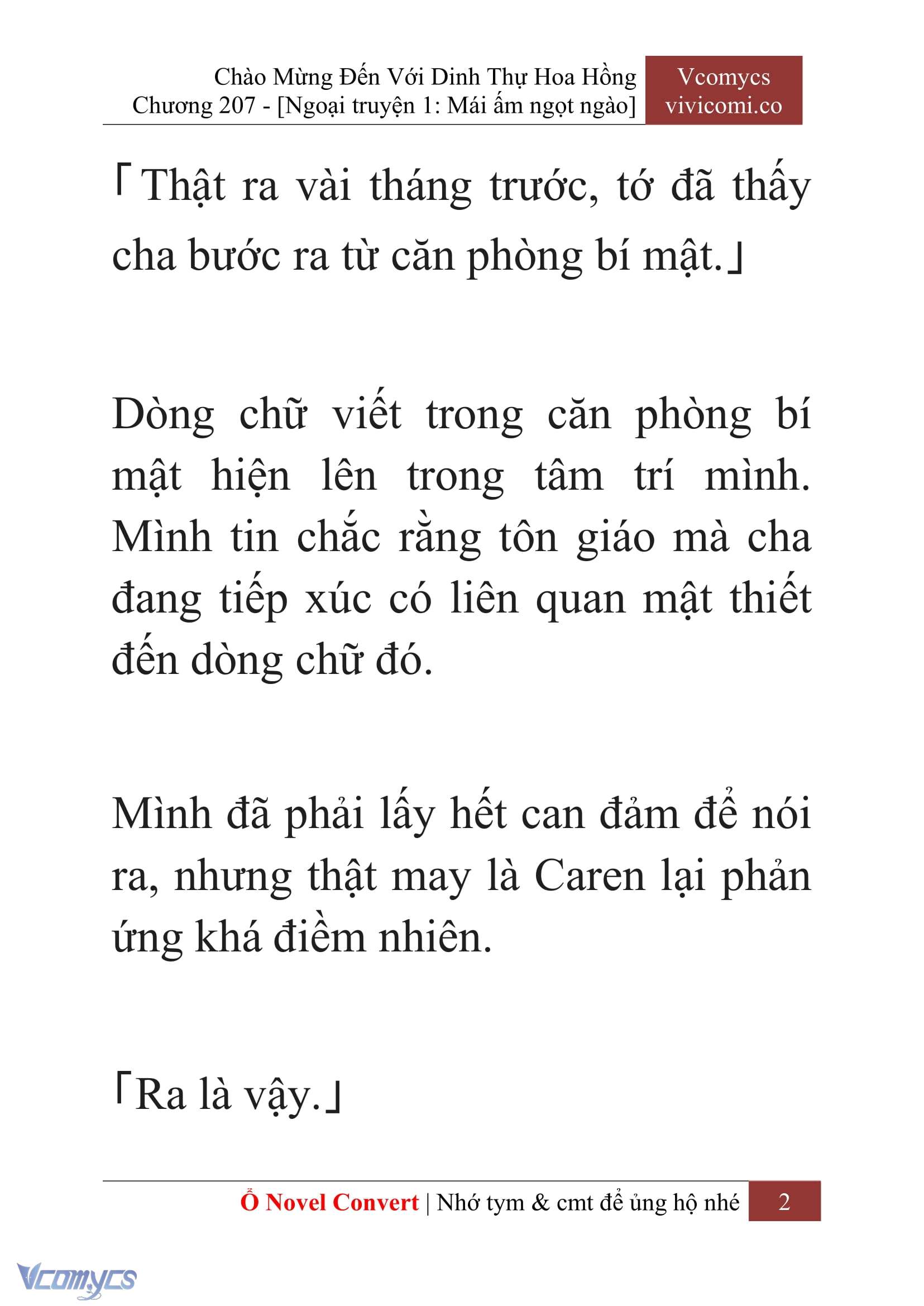 [Novel] Chào Mừng Đến Với Dinh Thự Hoa Hồng Chap 207 - Next Chap 208