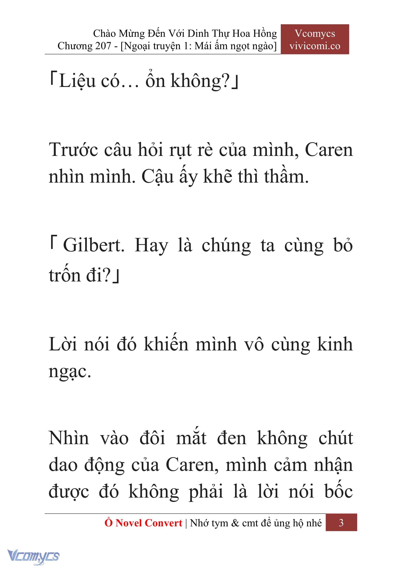 [Novel] Chào Mừng Đến Với Dinh Thự Hoa Hồng Chap 207 - Next Chap 208