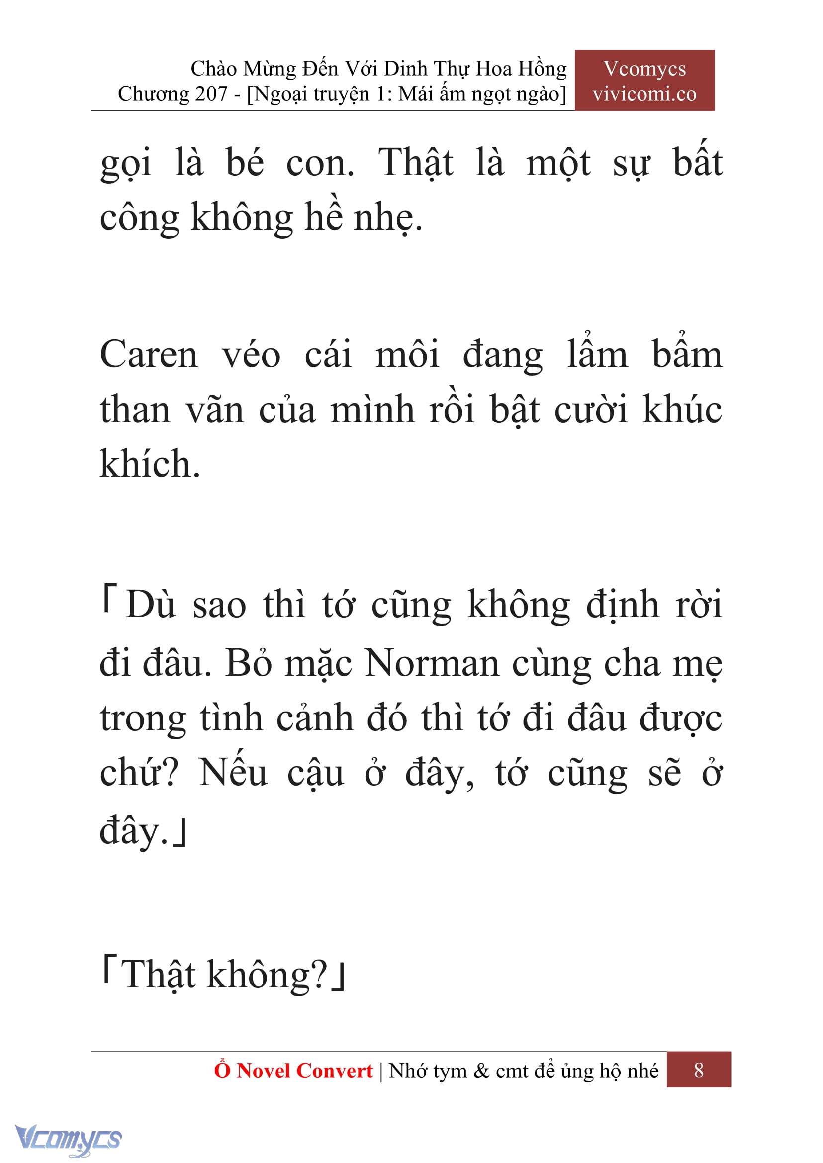 [Novel] Chào Mừng Đến Với Dinh Thự Hoa Hồng Chap 207 - Next Chap 208