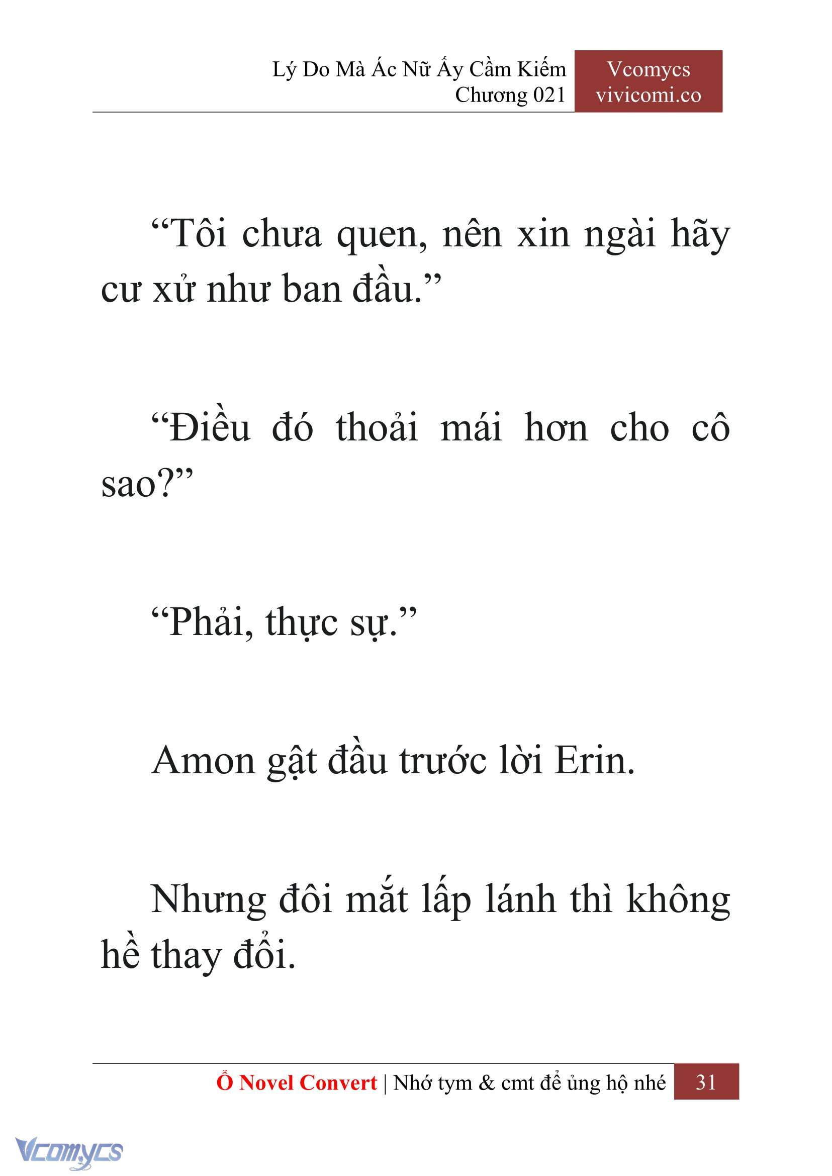 [Novel] Lý Do Mà Ác Nữ Ấy Cầm Kiếm Chap 21 - Next Chap 22