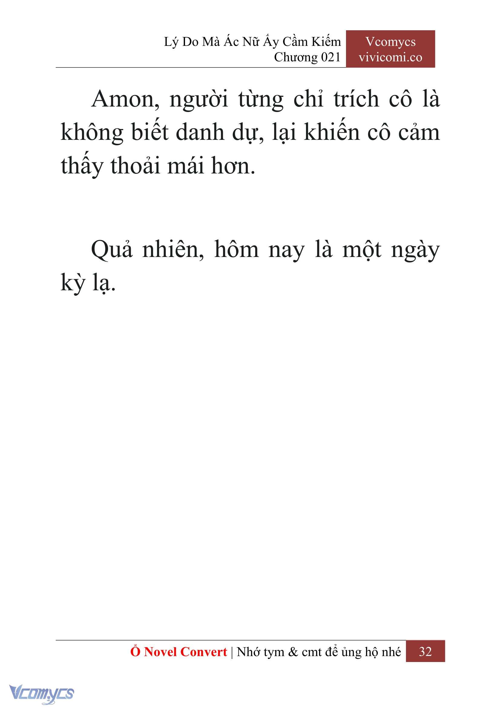 [Novel] Lý Do Mà Ác Nữ Ấy Cầm Kiếm Chap 21 - Next Chap 22