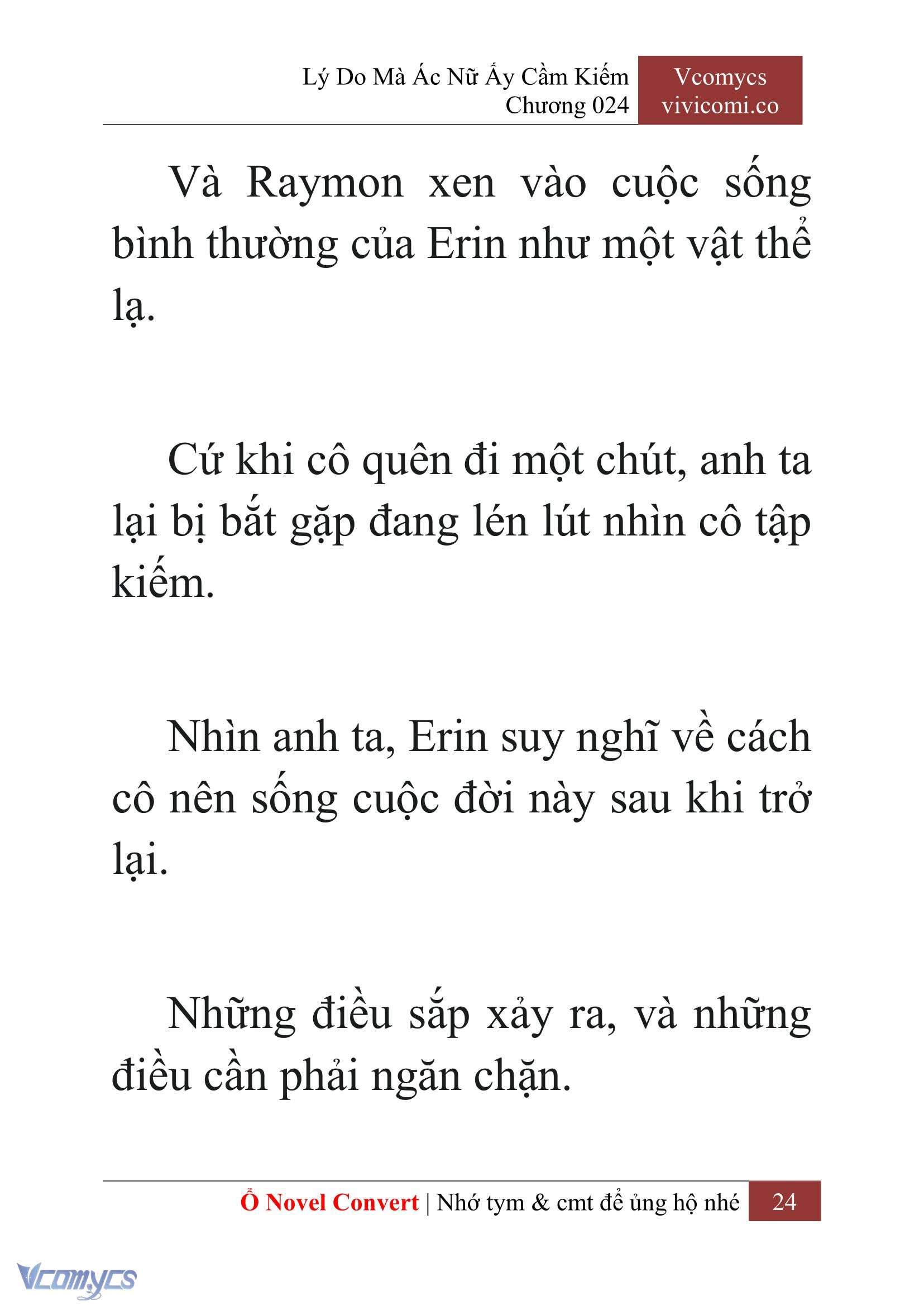 [Novel] Lý Do Mà Ác Nữ Ấy Cầm Kiếm Chap 24 - Next Chap 25