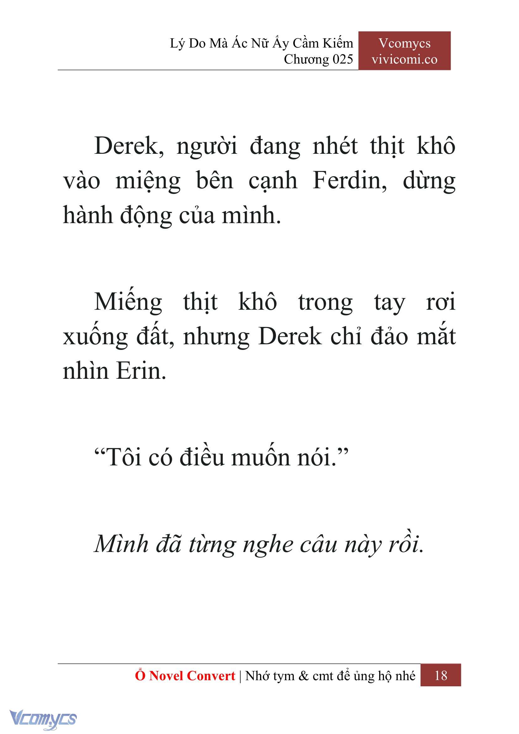 [Novel] Lý Do Mà Ác Nữ Ấy Cầm Kiếm Chap 25 - Next Chap 26