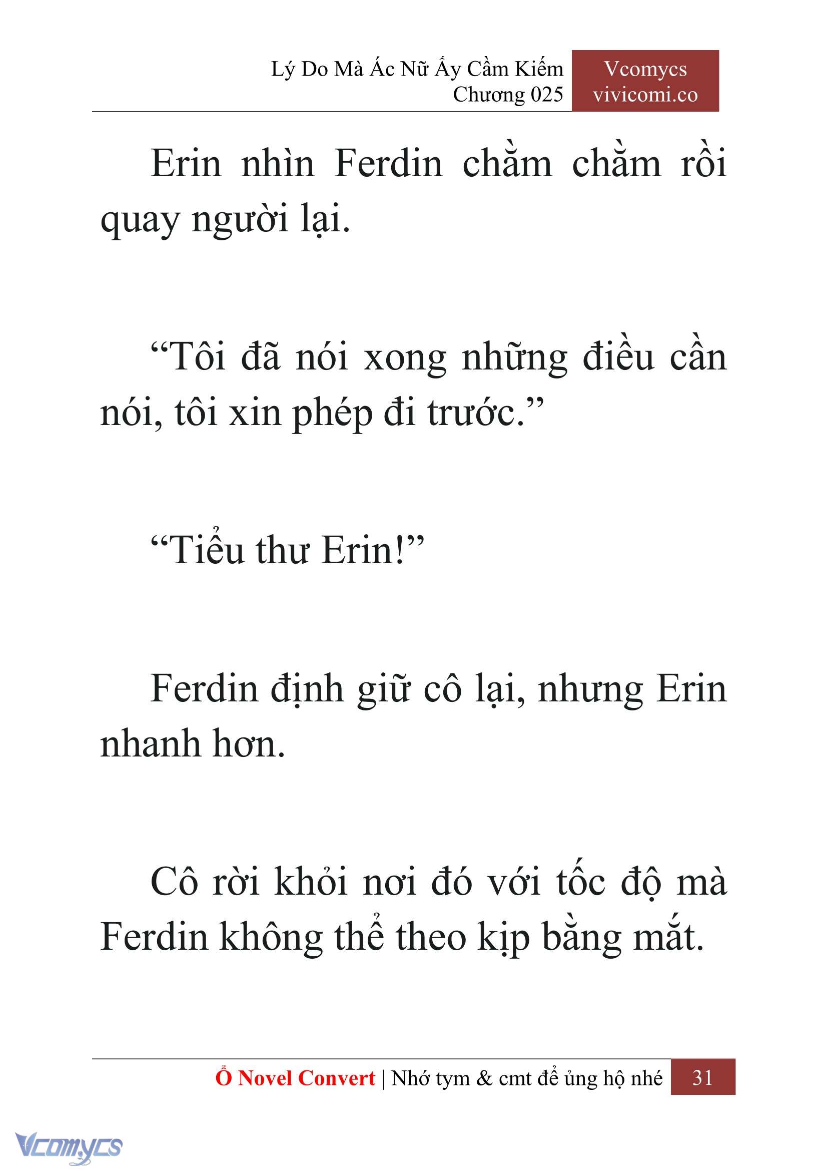 [Novel] Lý Do Mà Ác Nữ Ấy Cầm Kiếm Chap 25 - Next Chap 26