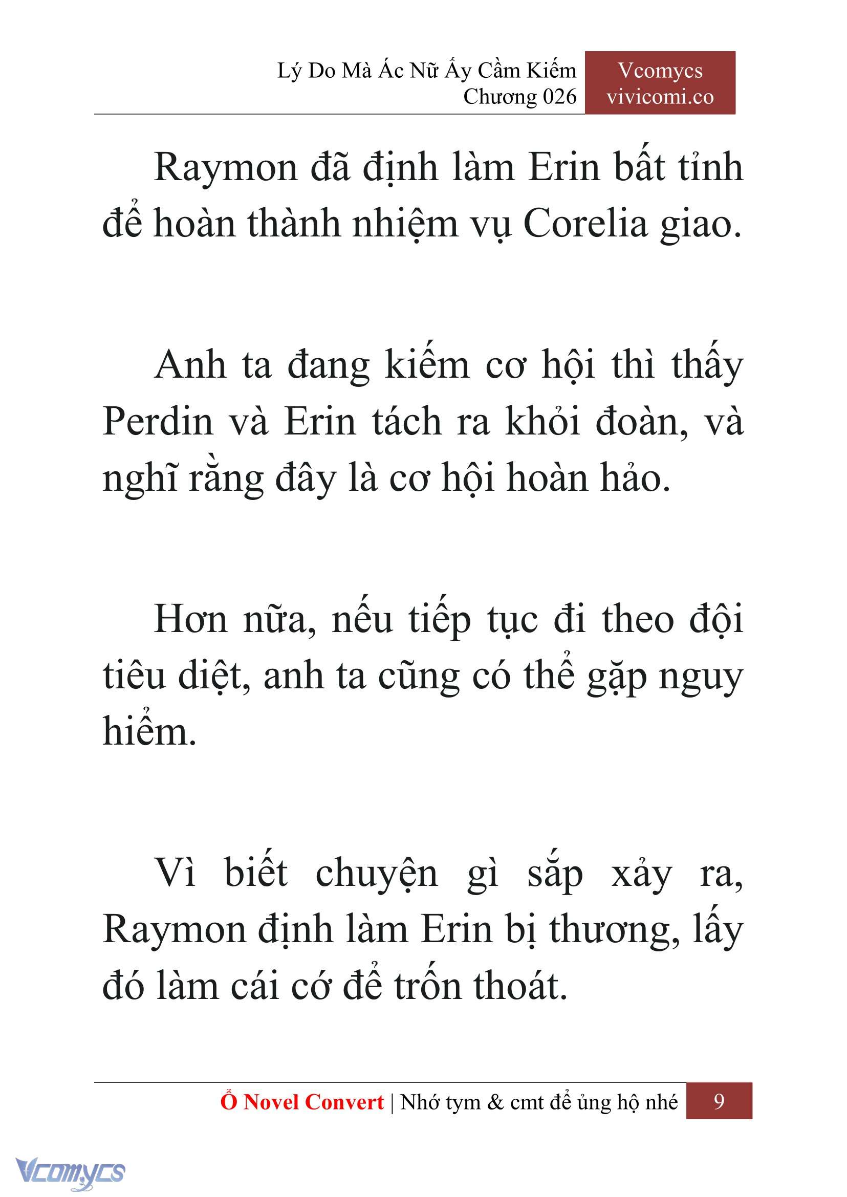 [Novel] Lý Do Mà Ác Nữ Ấy Cầm Kiếm Chap 26 - Next Chap 27