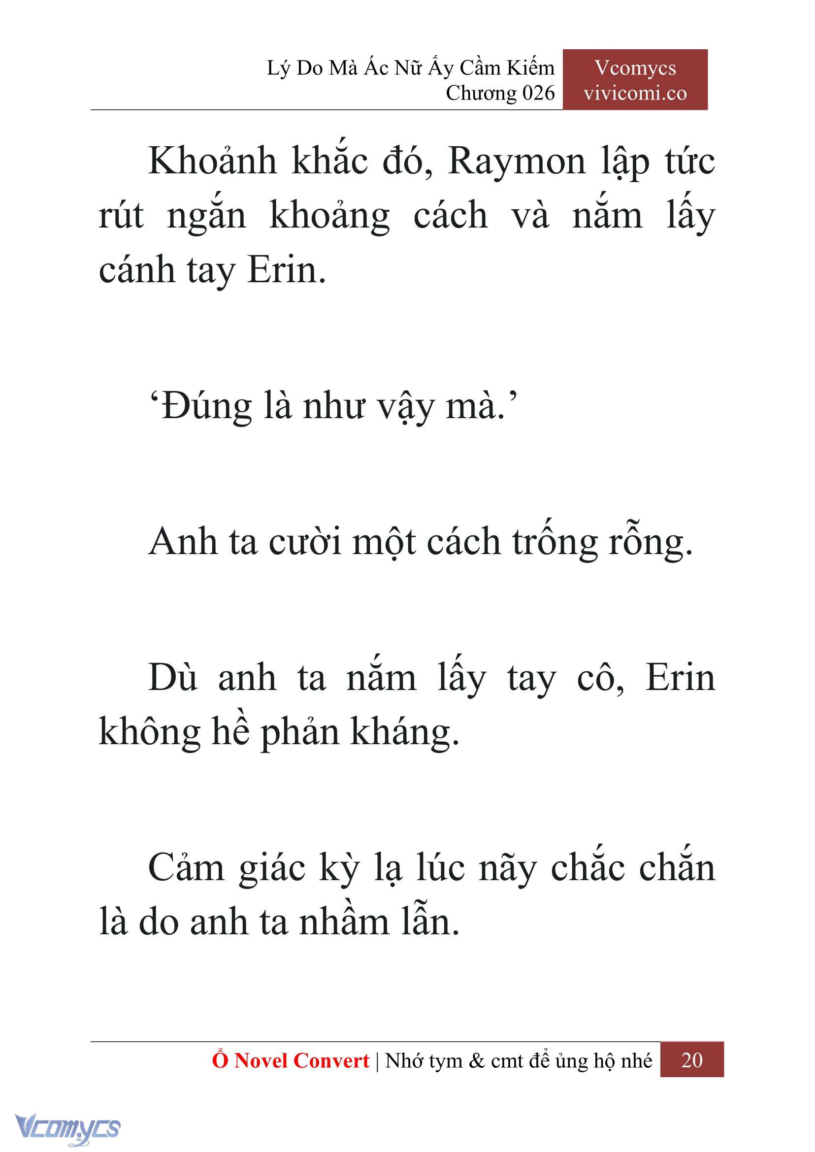 [Novel] Lý Do Mà Ác Nữ Ấy Cầm Kiếm Chap 26 - Next Chap 27