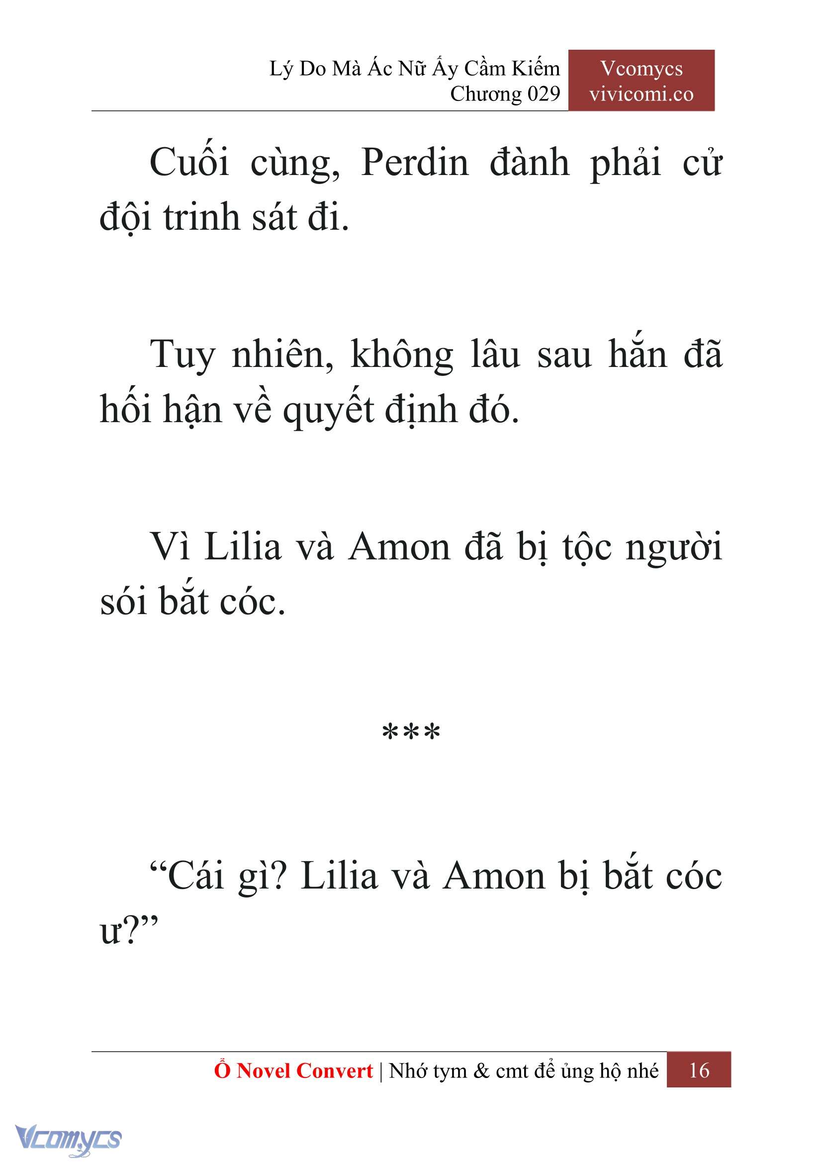 [Novel] Lý Do Mà Ác Nữ Ấy Cầm Kiếm Chap 29 - Next Chap 30