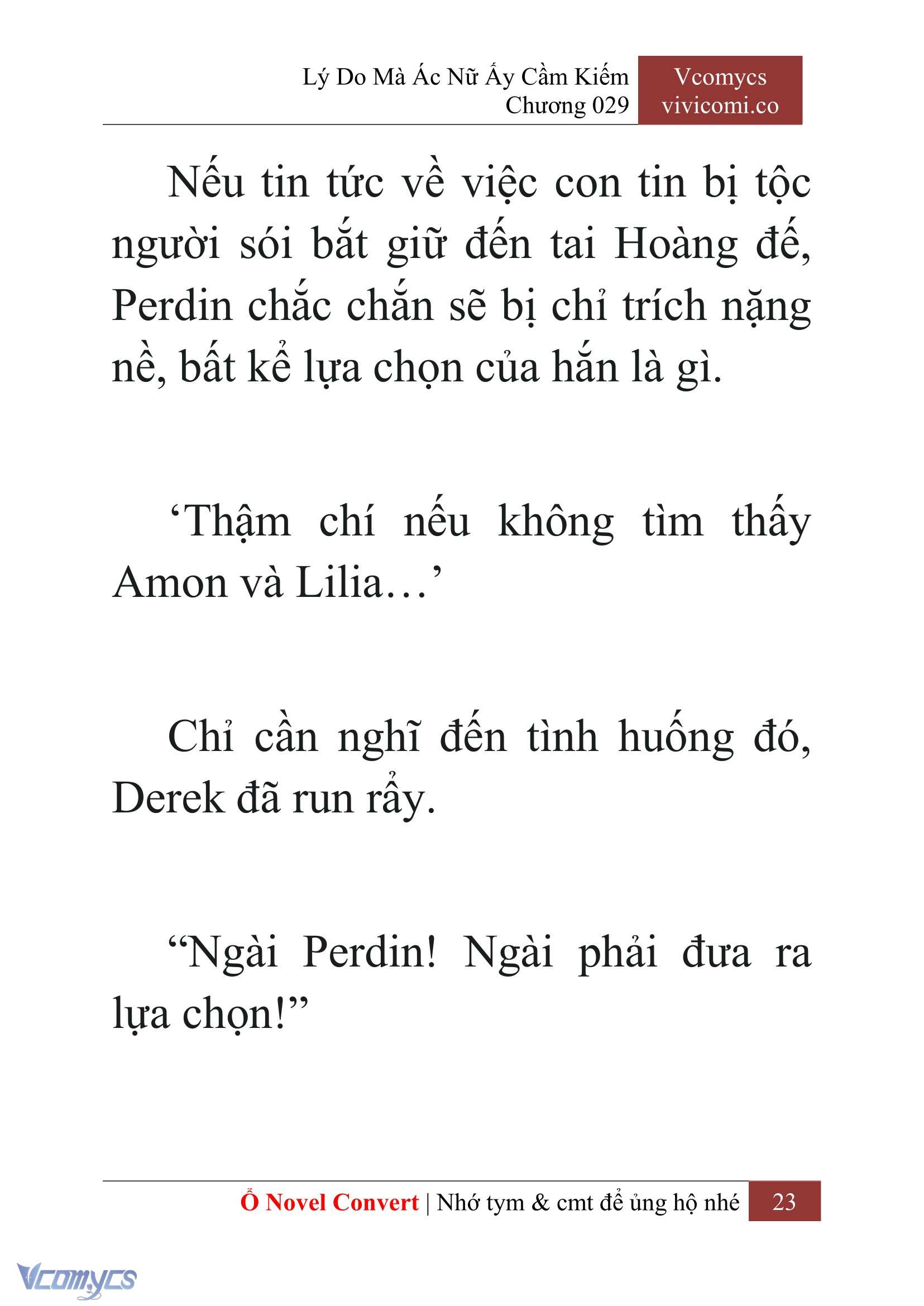 [Novel] Lý Do Mà Ác Nữ Ấy Cầm Kiếm Chap 29 - Next Chap 30