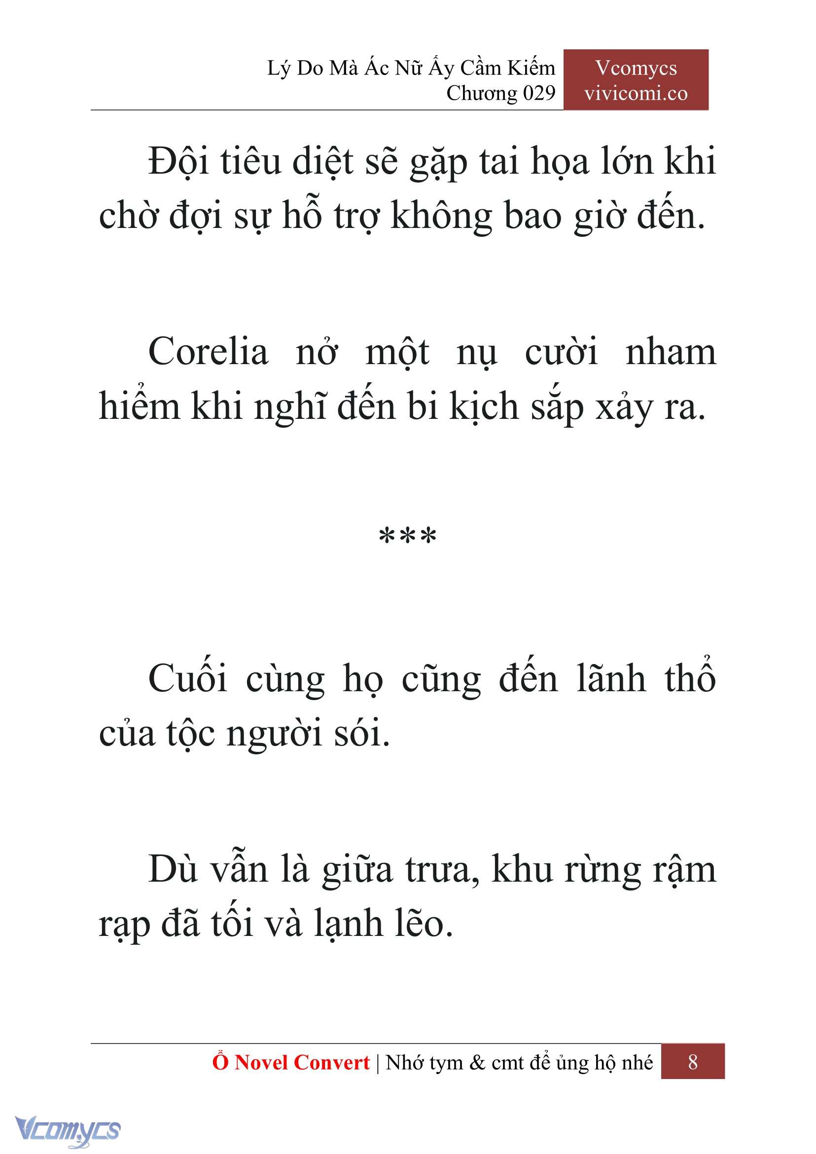 [Novel] Lý Do Mà Ác Nữ Ấy Cầm Kiếm Chap 29 - Next Chap 30