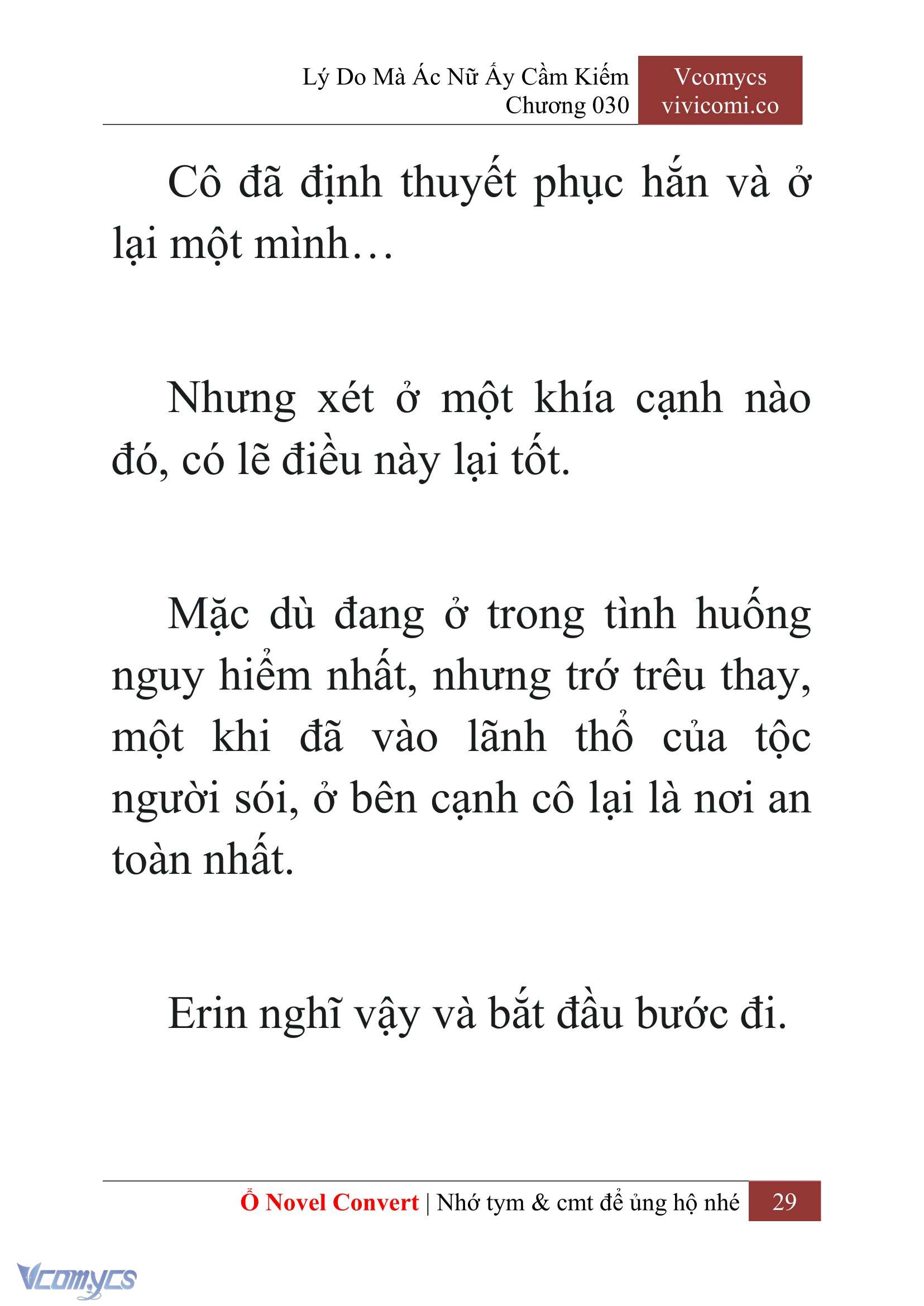 [Novel] Lý Do Mà Ác Nữ Ấy Cầm Kiếm Chap 30 - Next Chap 31