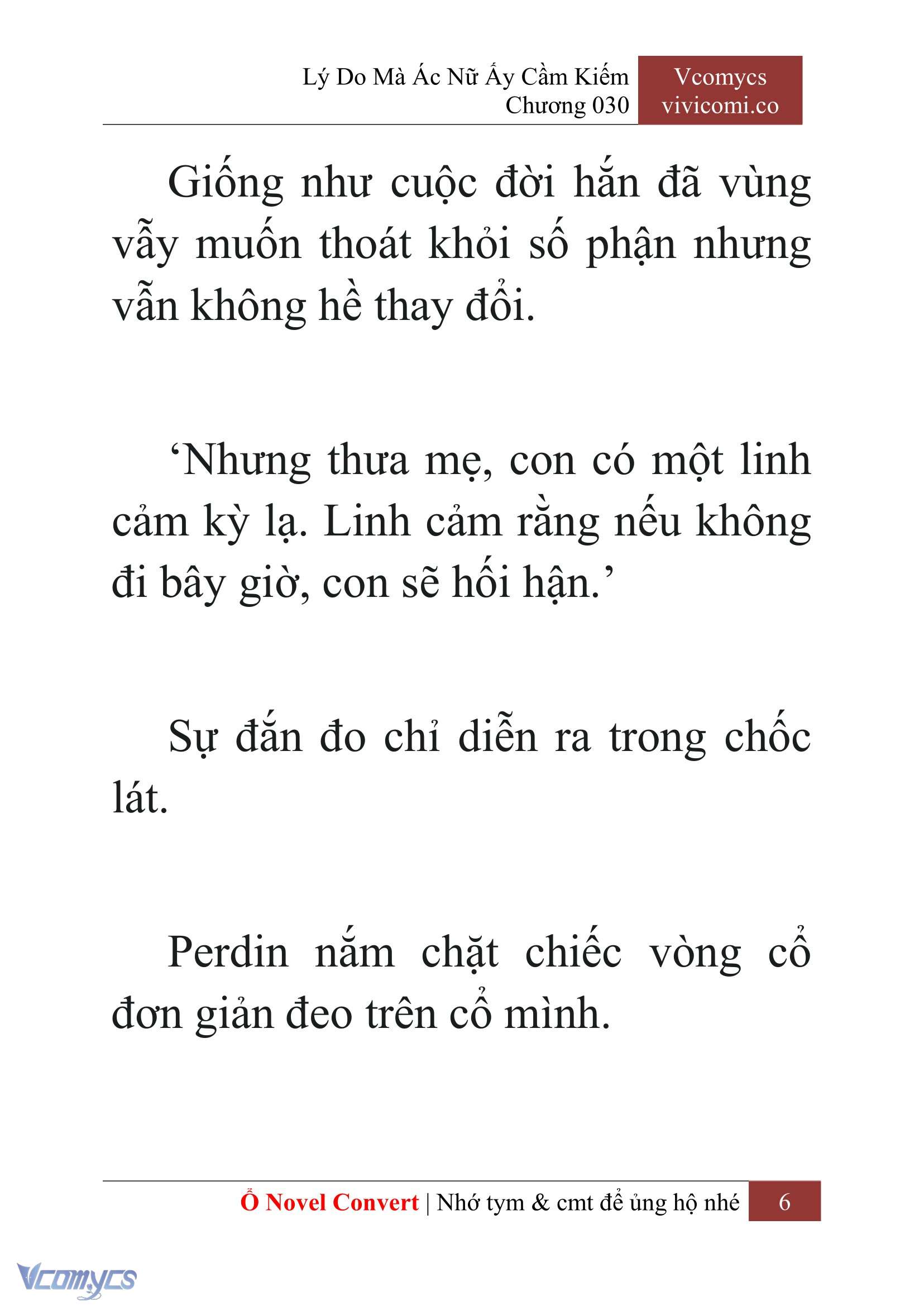 [Novel] Lý Do Mà Ác Nữ Ấy Cầm Kiếm Chap 30 - Next Chap 31