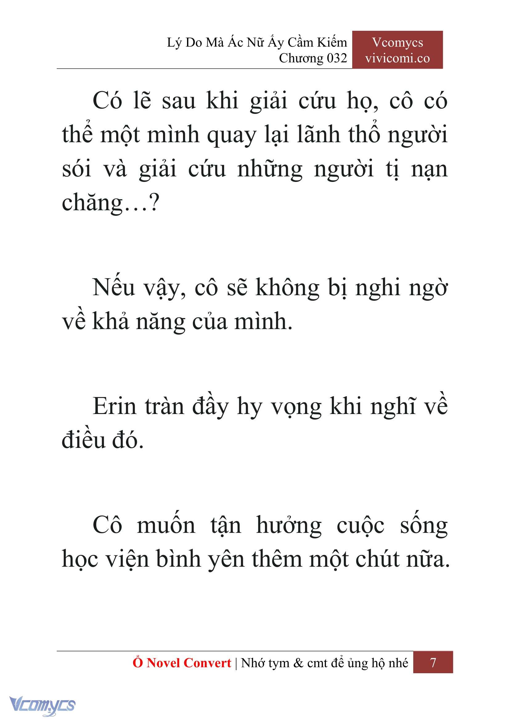 [Novel] Lý Do Mà Ác Nữ Ấy Cầm Kiếm Chap 32 - Next Chap 33