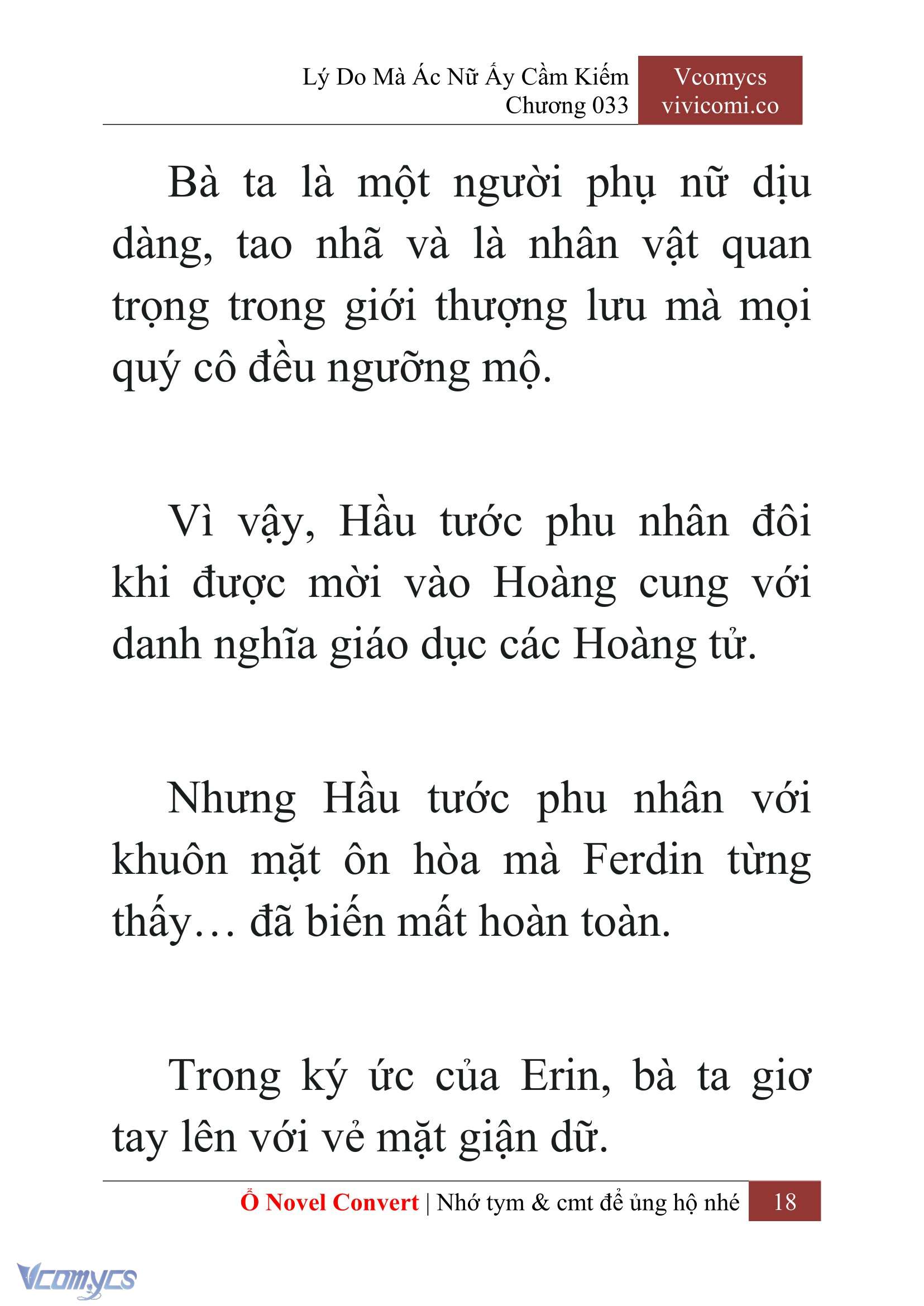 [Novel] Lý Do Mà Ác Nữ Ấy Cầm Kiếm Chap 33 - Next Chap 34