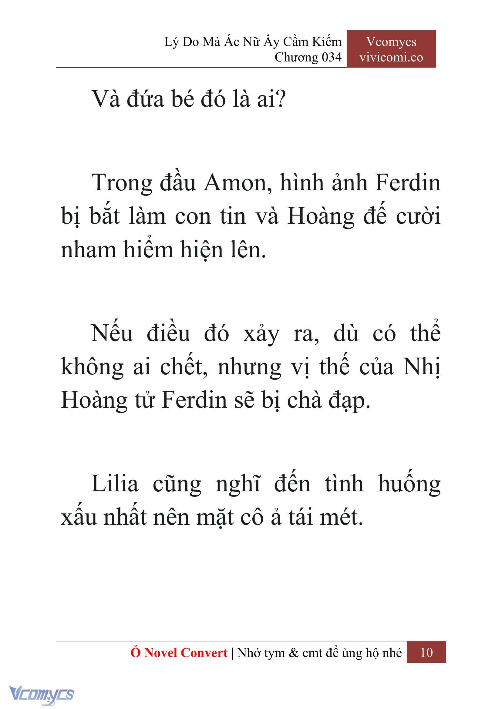 [Novel] Lý Do Mà Ác Nữ Ấy Cầm Kiếm Chap 34 - Next Chap 35