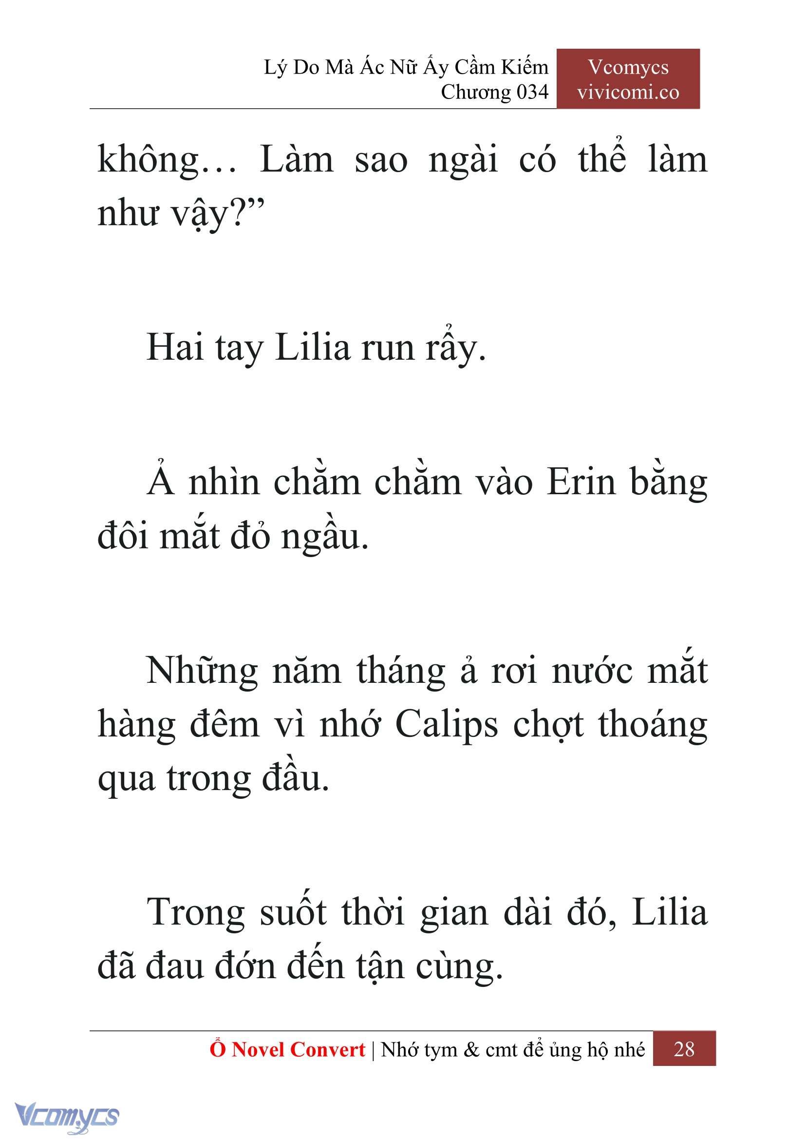 [Novel] Lý Do Mà Ác Nữ Ấy Cầm Kiếm Chap 34 - Next Chap 35