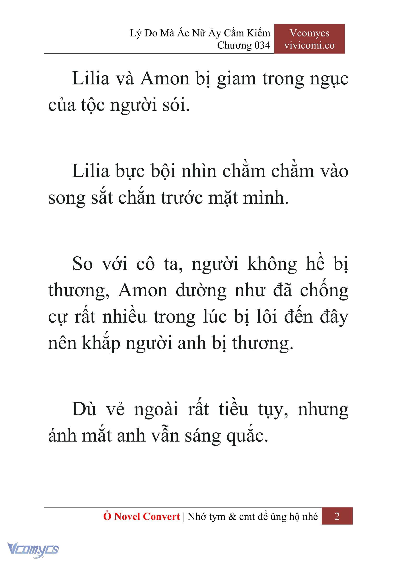 [Novel] Lý Do Mà Ác Nữ Ấy Cầm Kiếm Chap 34 - Next Chap 35