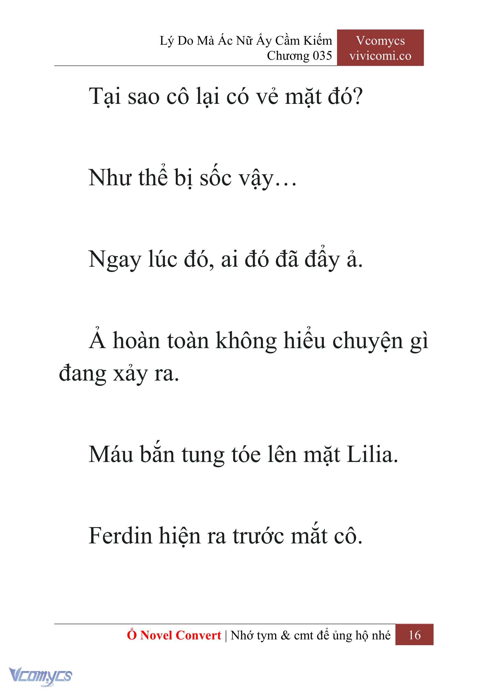 [Novel] Lý Do Mà Ác Nữ Ấy Cầm Kiếm Chap 35 - Next Chap 36