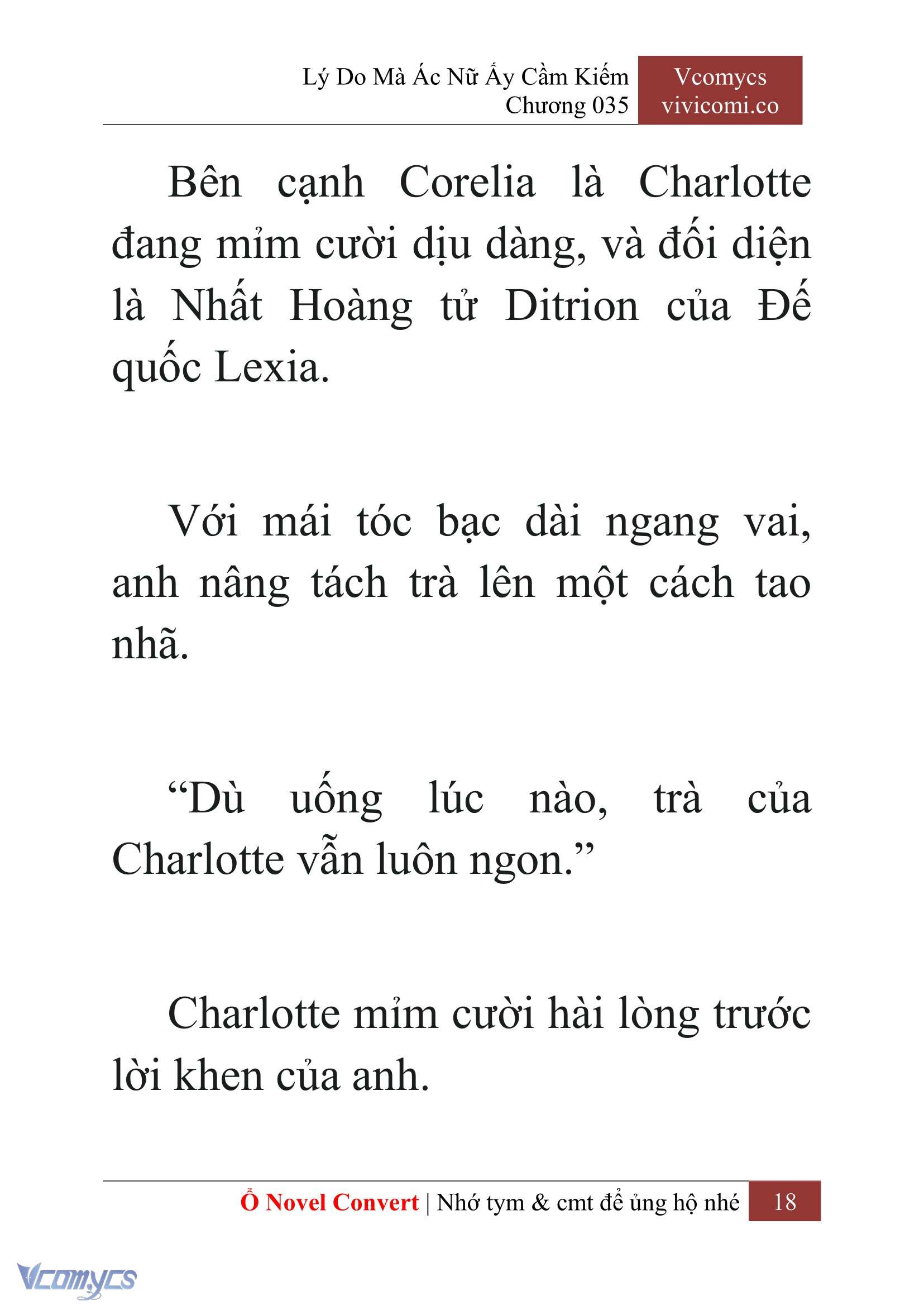 [Novel] Lý Do Mà Ác Nữ Ấy Cầm Kiếm Chap 35 - Next Chap 36