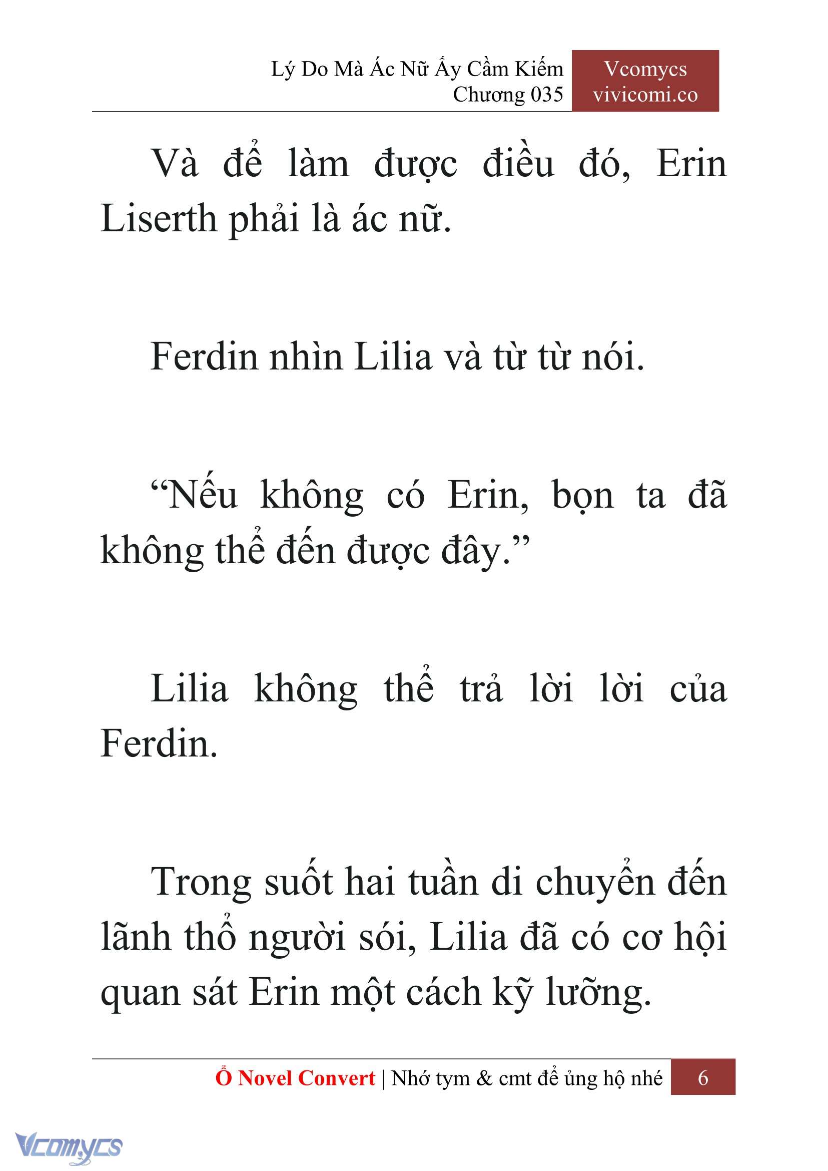 [Novel] Lý Do Mà Ác Nữ Ấy Cầm Kiếm Chap 35 - Next Chap 36