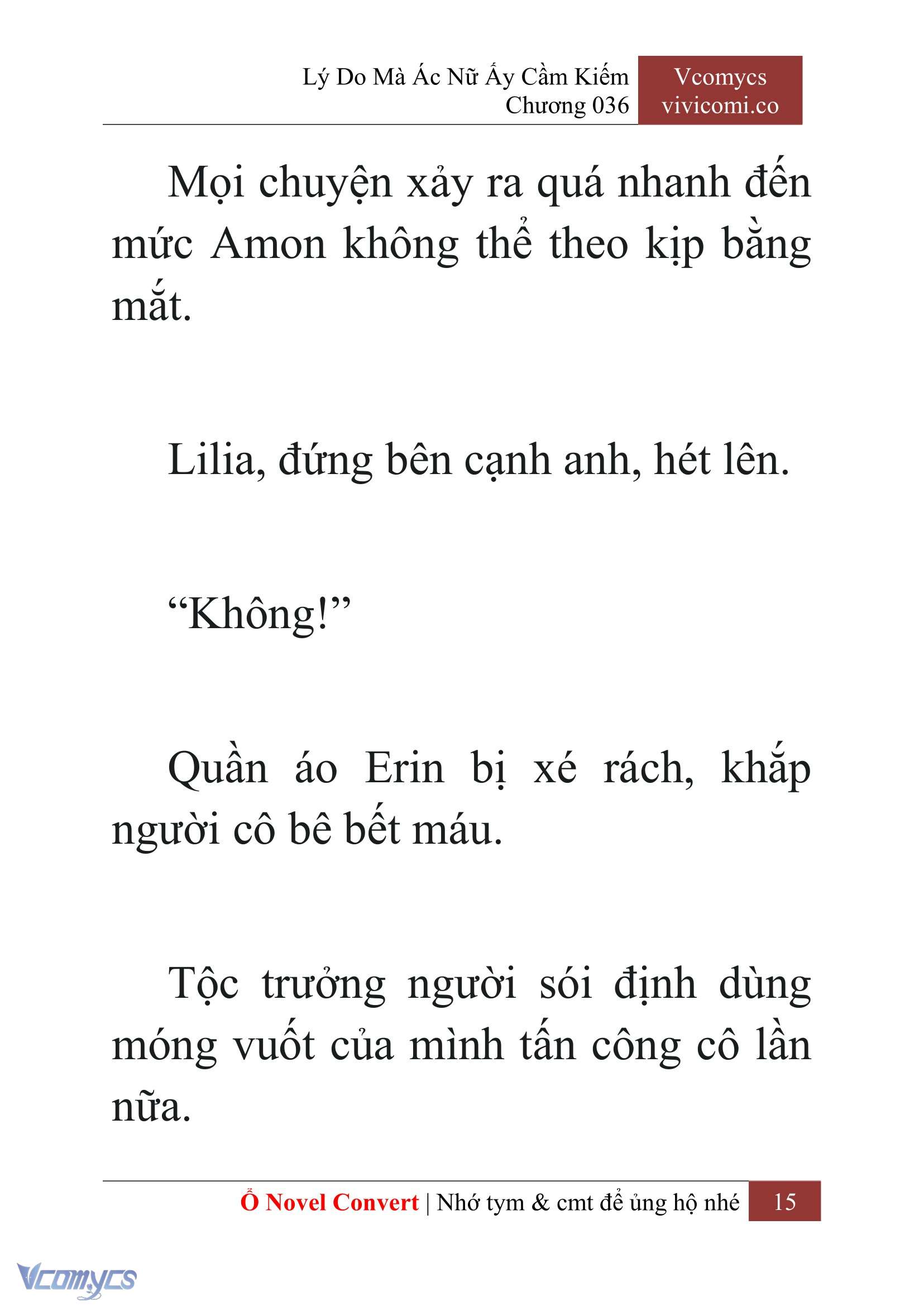 [Novel] Lý Do Mà Ác Nữ Ấy Cầm Kiếm Chap 36 - Next Chap 37