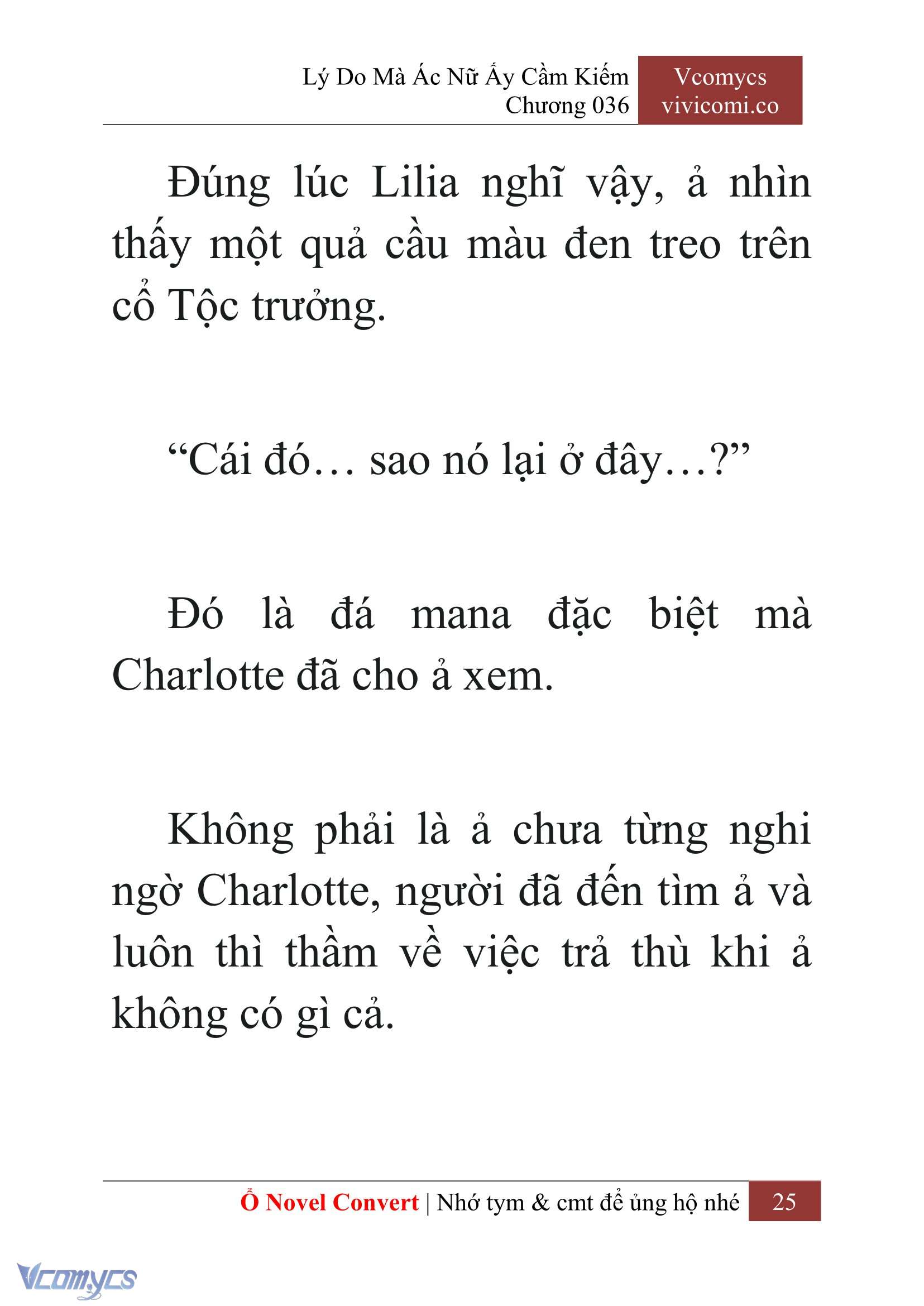 [Novel] Lý Do Mà Ác Nữ Ấy Cầm Kiếm Chap 36 - Next Chap 37