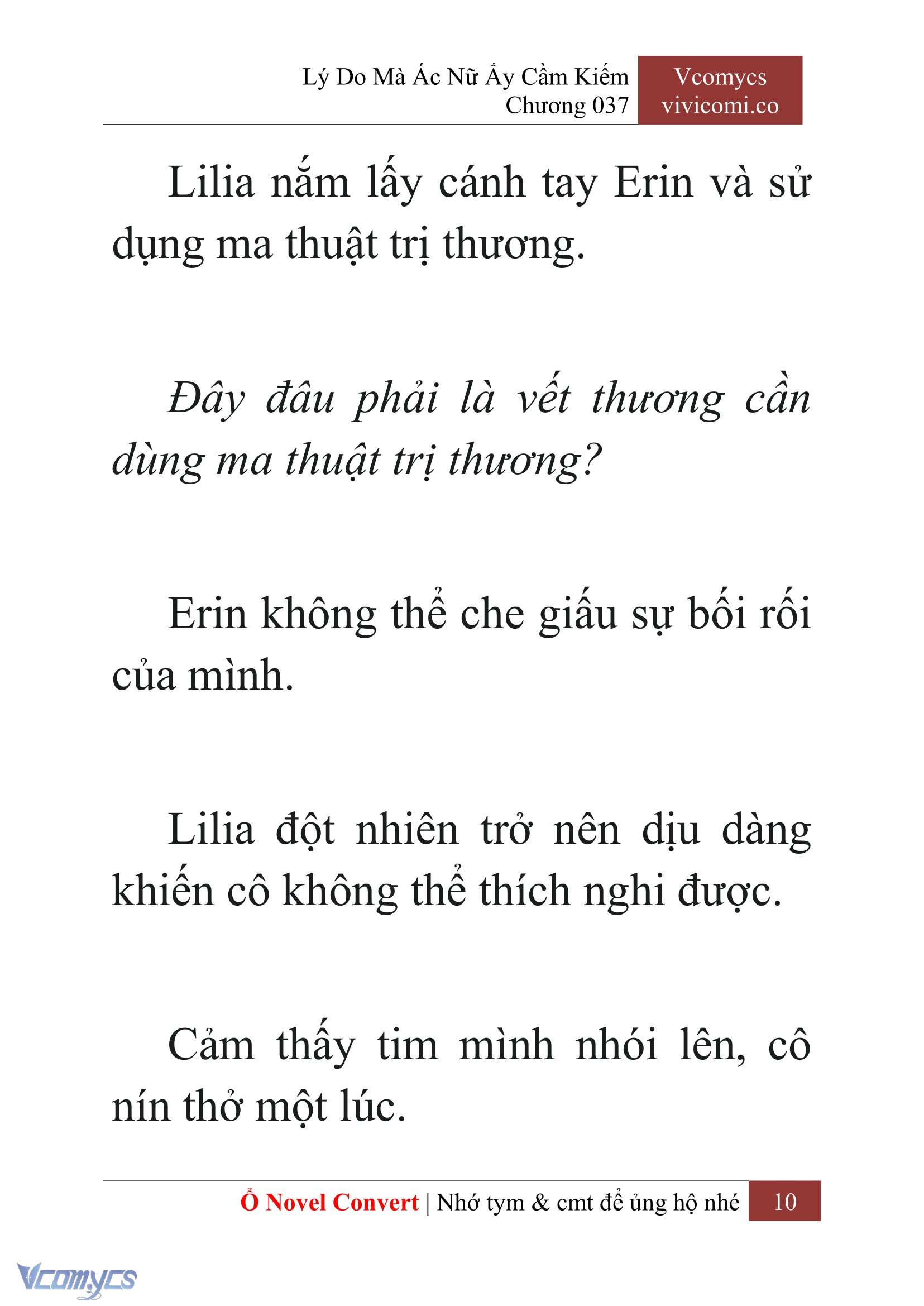 [Novel] Lý Do Mà Ác Nữ Ấy Cầm Kiếm Chap 37 - Next Chap 38