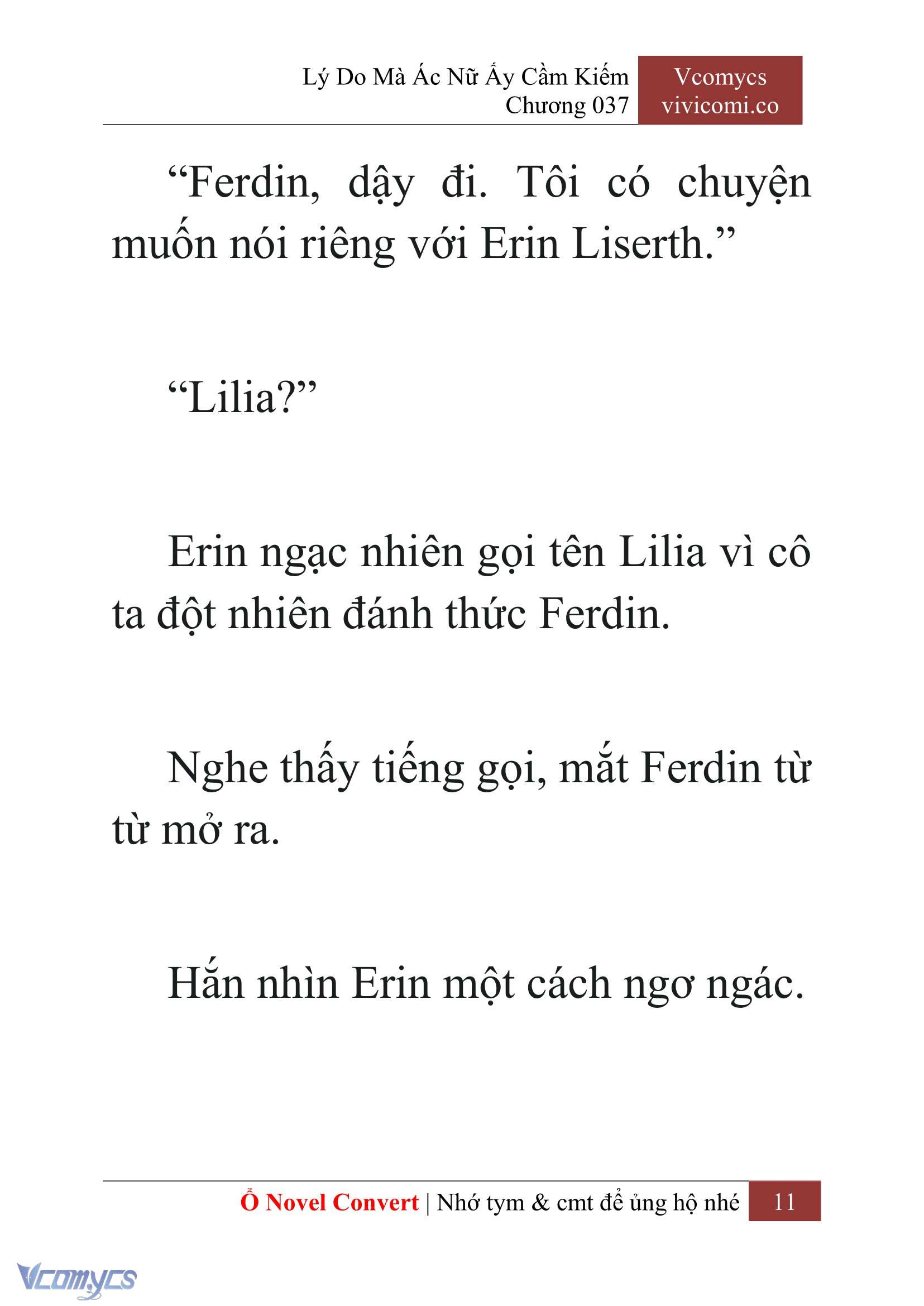 [Novel] Lý Do Mà Ác Nữ Ấy Cầm Kiếm Chap 37 - Next Chap 38