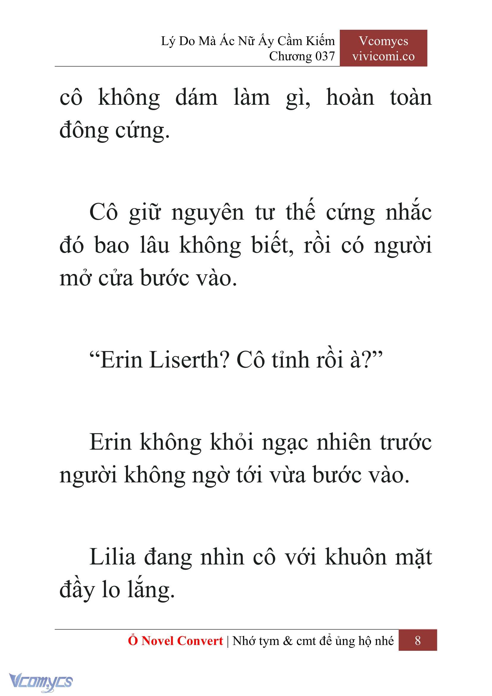[Novel] Lý Do Mà Ác Nữ Ấy Cầm Kiếm Chap 37 - Next Chap 38