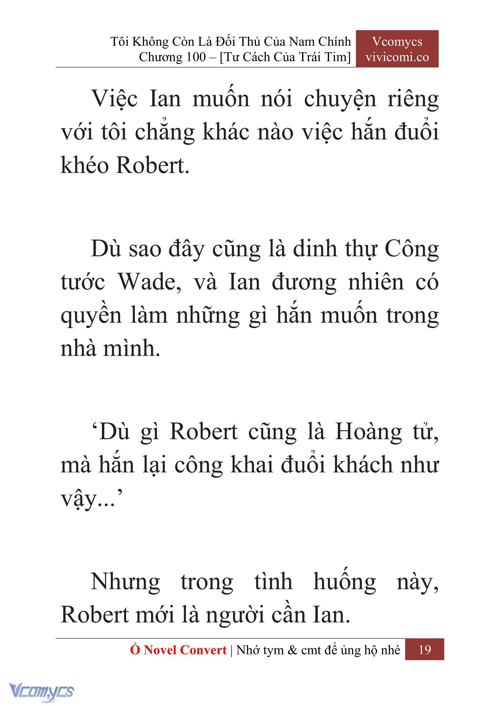 [Novel] Tôi Không Còn Là Đối Thủ Của Nam Chính Chap 100 - Next Chap 101