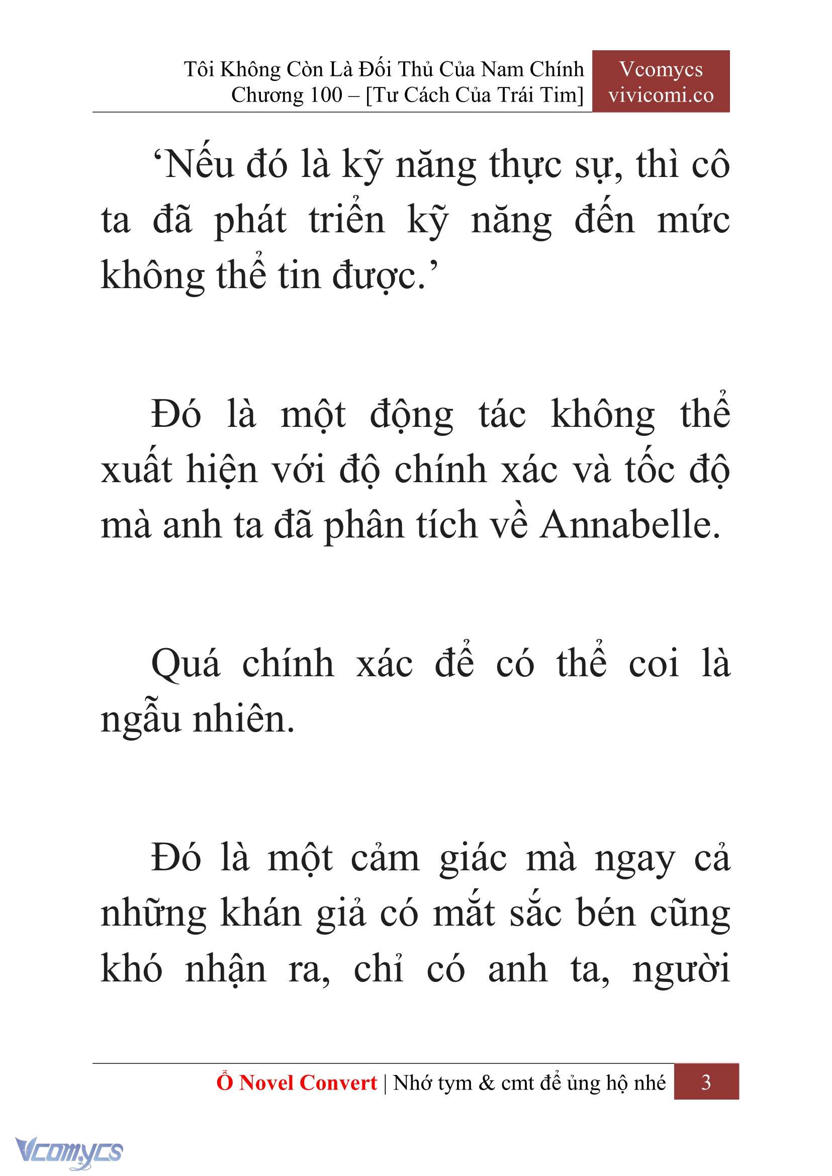 [Novel] Tôi Không Còn Là Đối Thủ Của Nam Chính Chap 100 - Next Chap 101